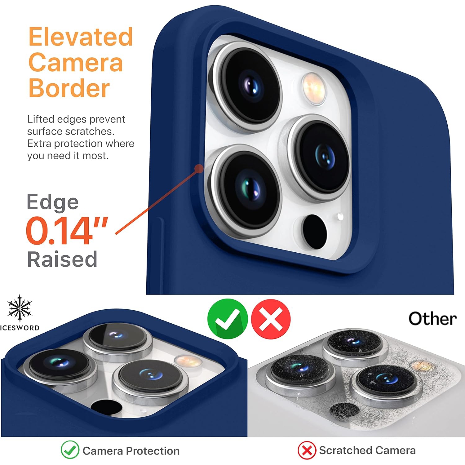 Liquid Silicone Slim Shockproof Protective Case for iPhone 15 PRO, Silky-Soft Touch Full-Body Protective Phone Case for iPhone 15 PRO