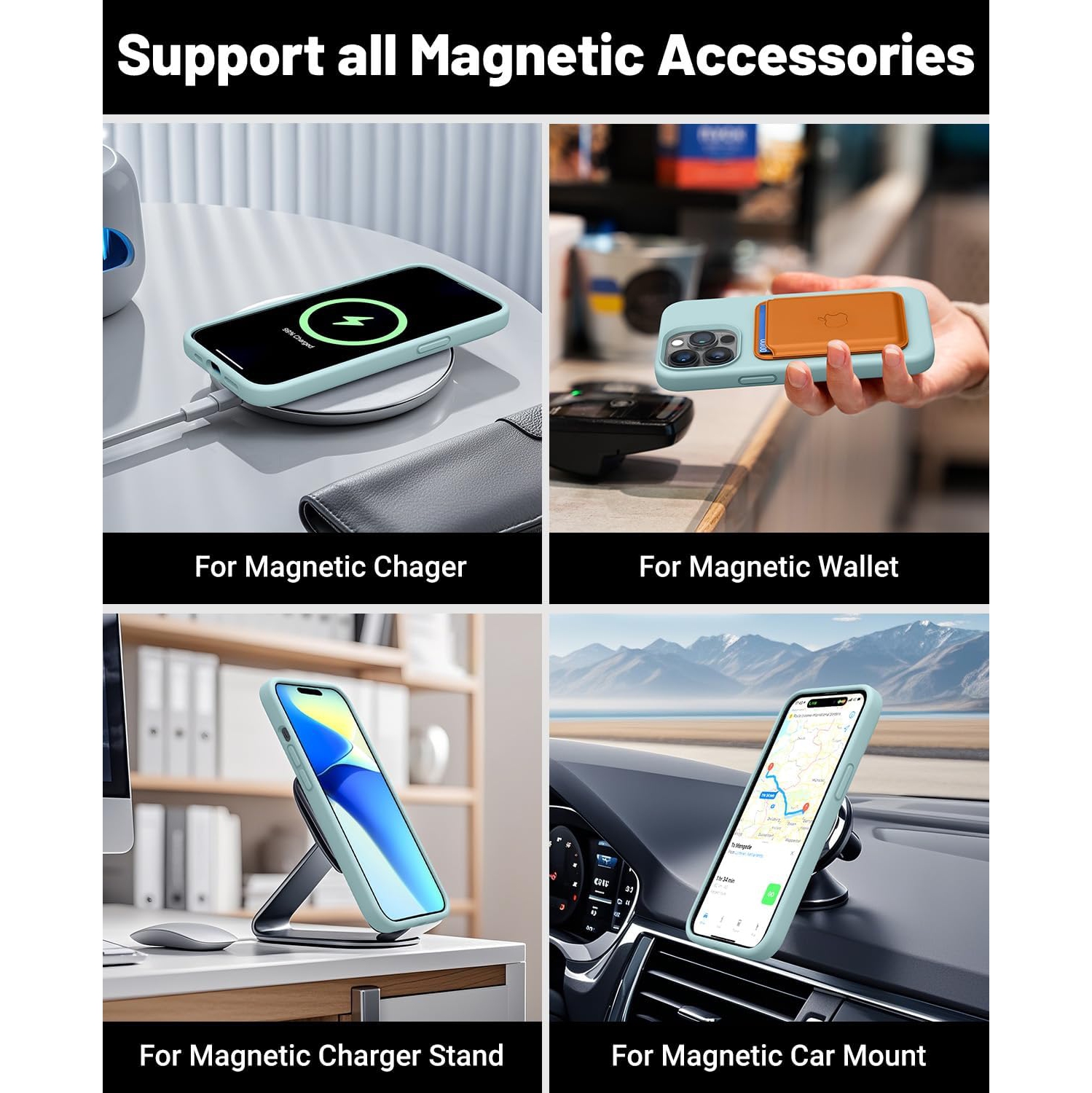 Liquid Silicone Slim Shockproof Protective Case for iPhone 15 PRO, Silky-Soft Touch Full-Body Protective Phone Case for iPhone 15 PRO