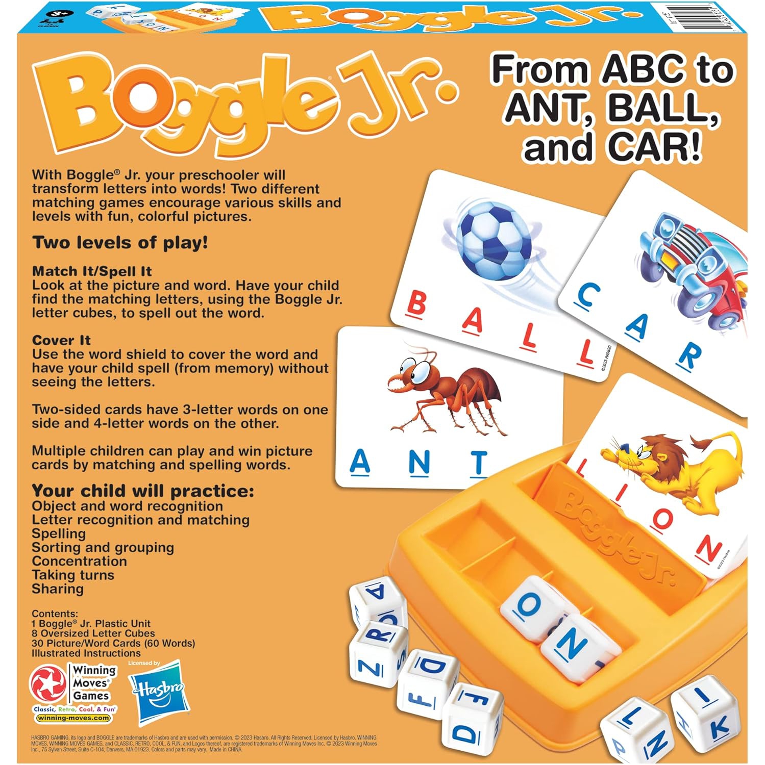 Boggle Jr. - Deux niveaux de jeu! [GAMES] Jeu de table, jeu de société