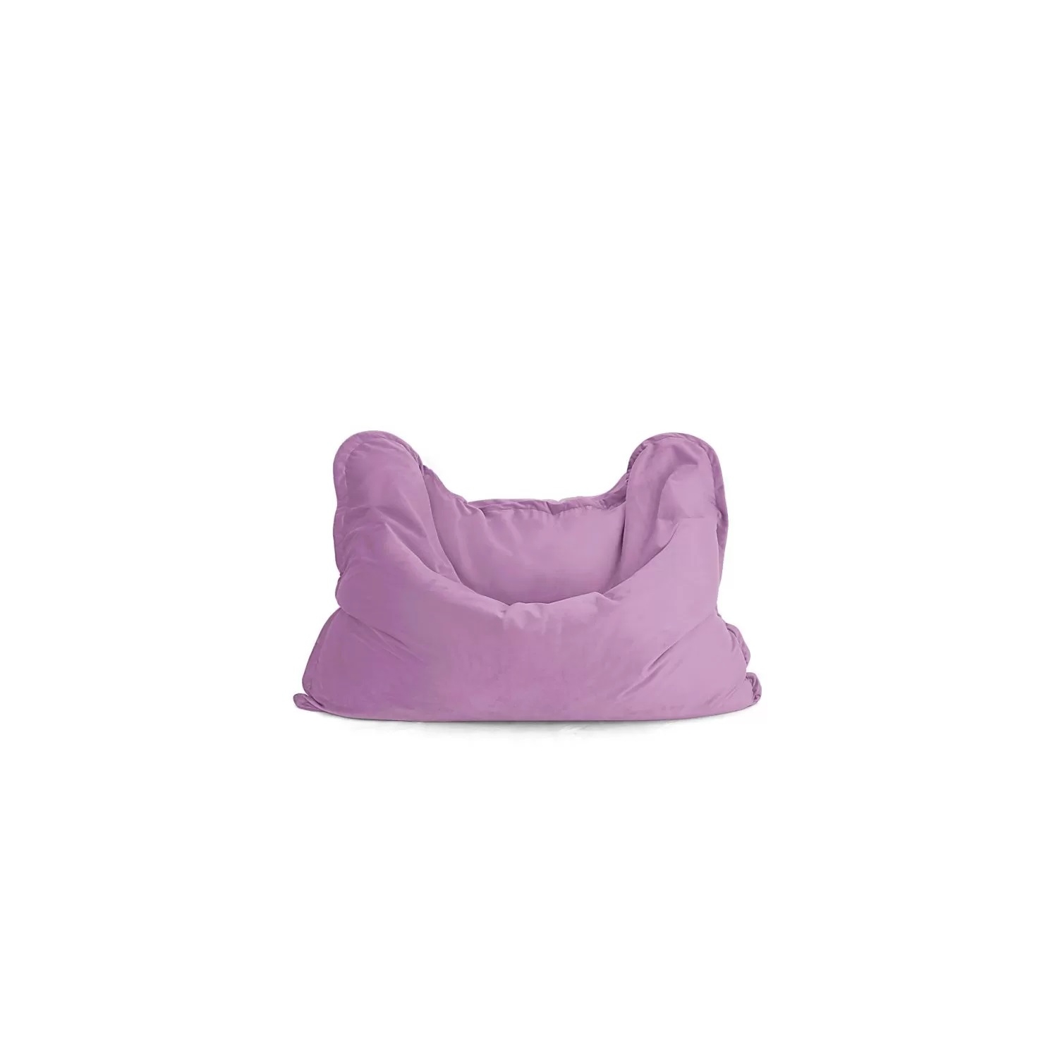 Housse en velours pour fauteuil poire rectangulaire Mini - 43 x 55&nbsp;po - Rose