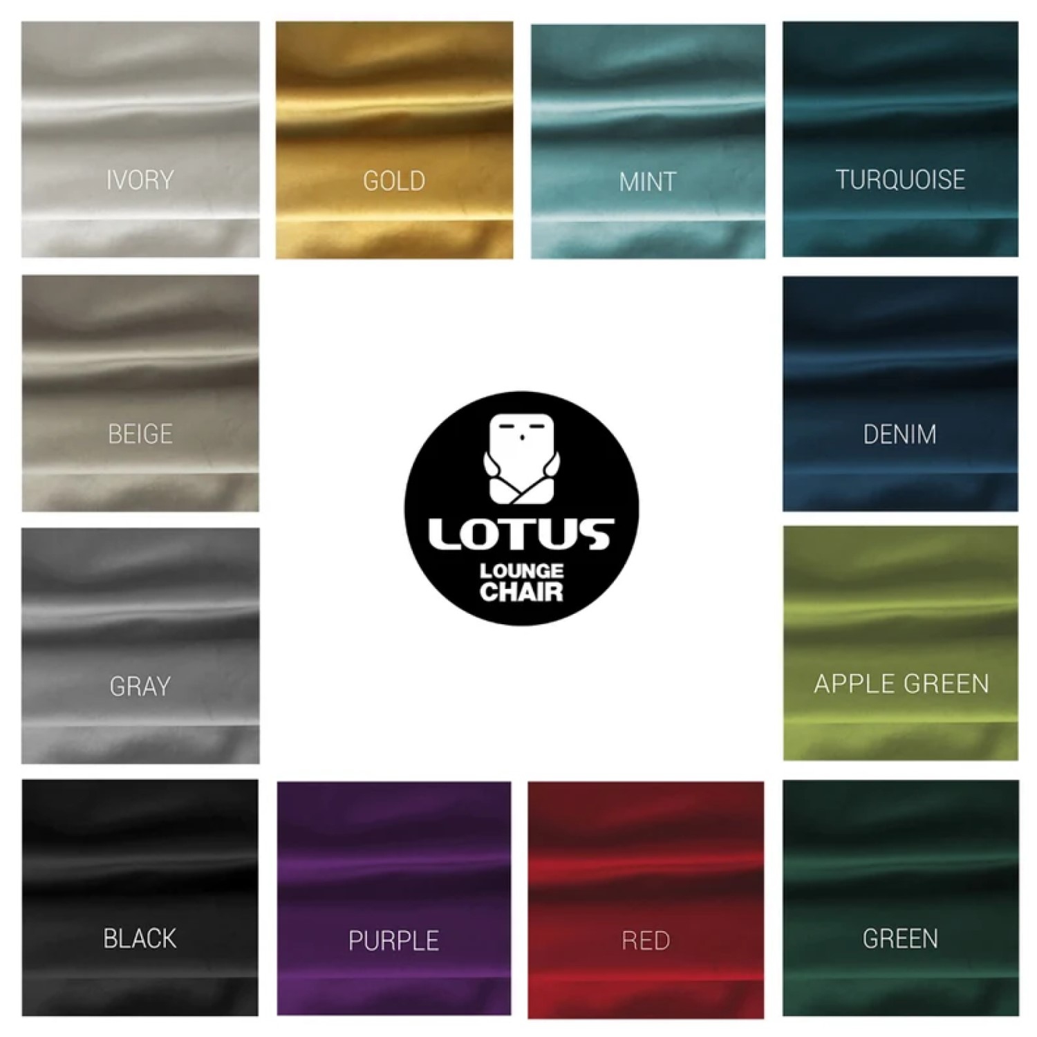 Grande housse en velours pour fauteuil poire Ecogami - 59 x 43,25&nbsp;po - Ivoire