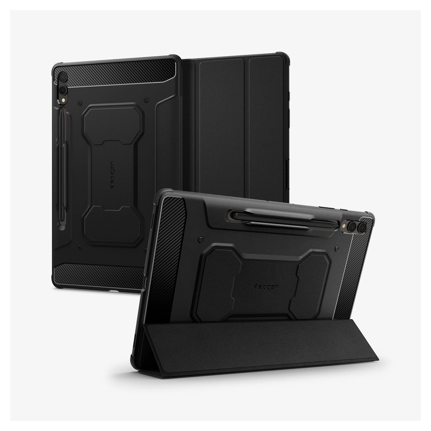 Spigen Rugged Armor Pro Case for Galaxy Tab S9+ - Black