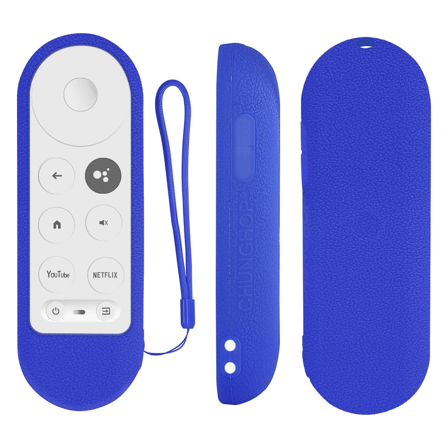 Voice Remote Control Replacement for 2020 Google TV 4K Snow, Fit for 2020 Google Chromecast 4K Snow G9N9N GA01920, with 2 Shortcut Buttons(Remote Only) , Blue