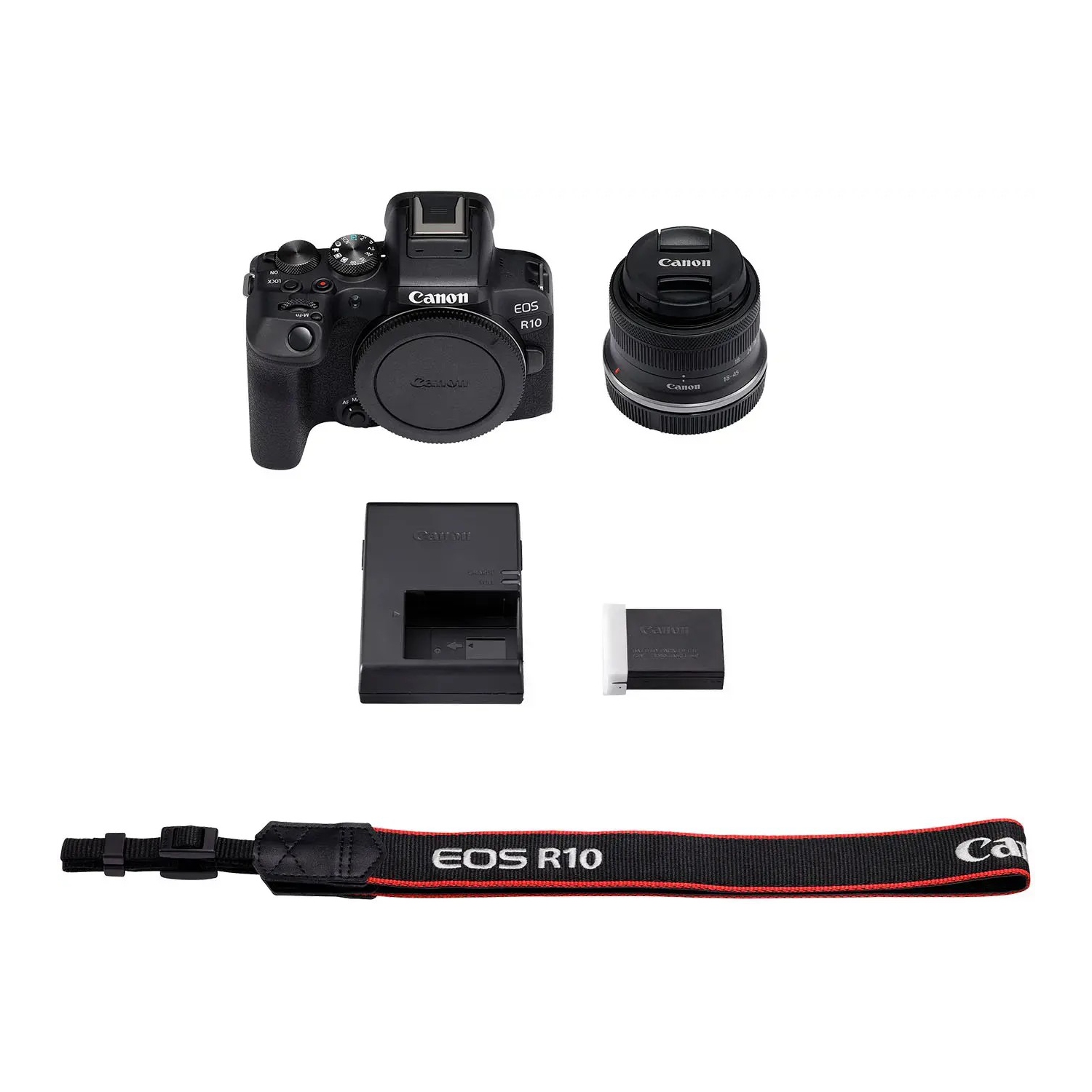 Open Box - Canon EOS R10 Mirrorless Camera w/RF-S18-45mm f/4.5-6.3 is STM Lens Kit