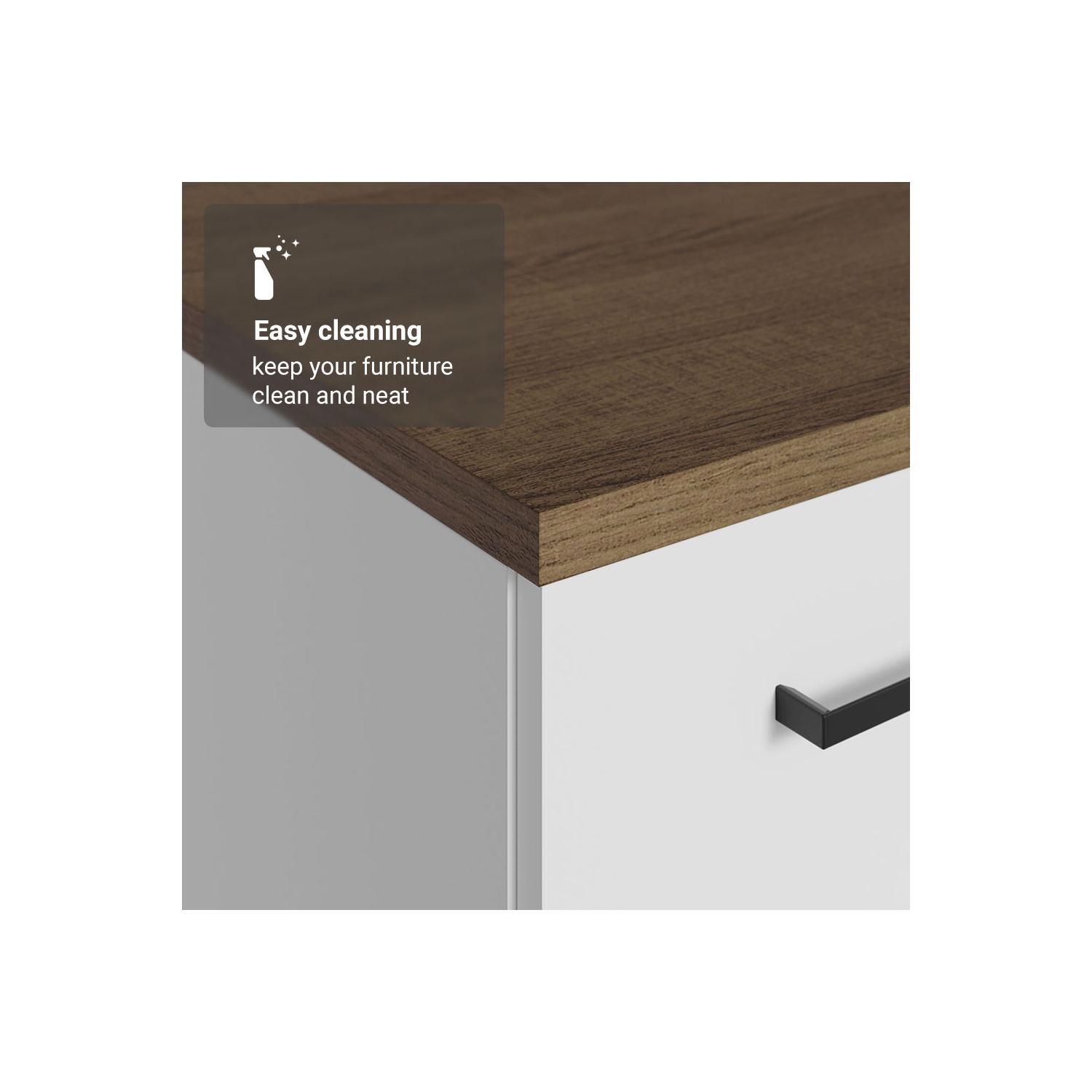 Armoire de bar à café Madesa avec unité de rangement en bois à 2 portes pour la cuisine, la salle à manger ou le bureau Parfait pour organiser les