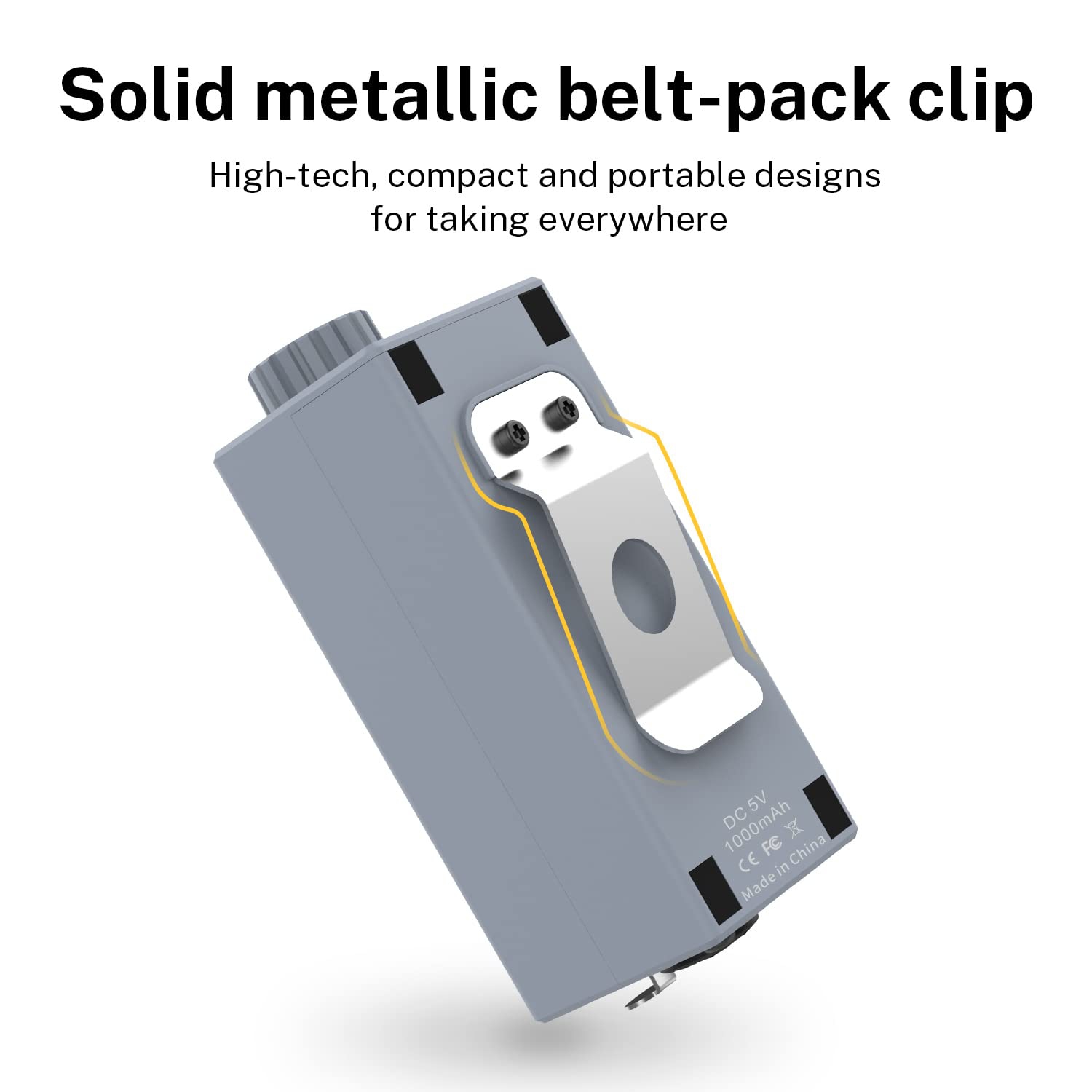 Amplificateur intra-auriculaire portatif rechargeable EM1 de Donner pour écouteurs analogiques d'écouteurs stéréo Amplificateur audio avec contrôle