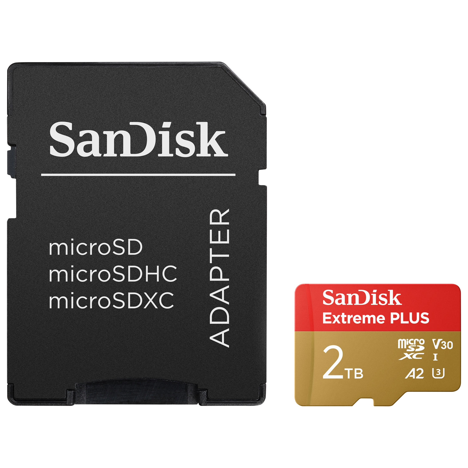 SanDisk Extreme PLUS 2TB 250MB/s microSDXC UHS-I Card Memory Card