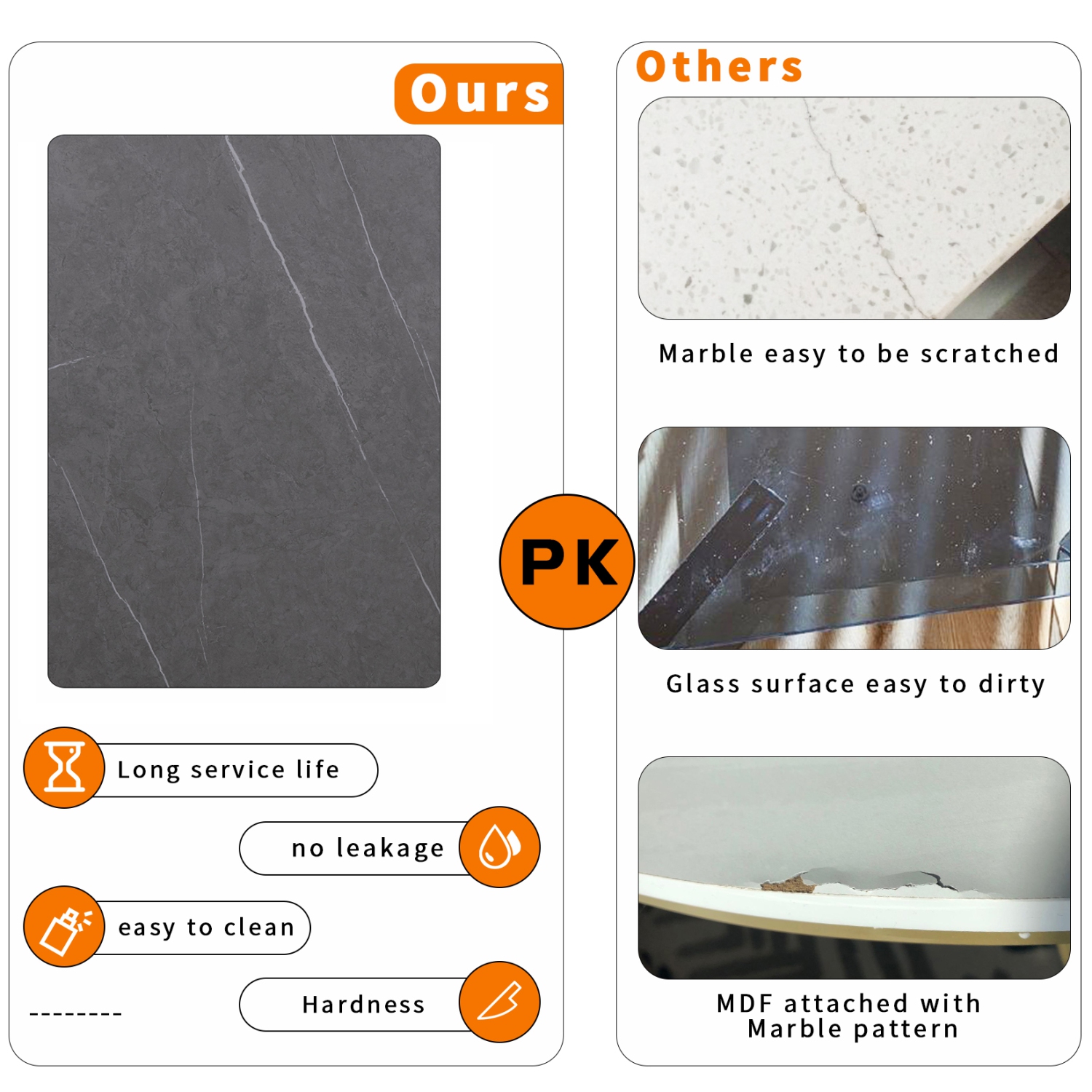 Natural Marble Long Console Table Behind Couch Genuine Sintered Stone Table Modern Table Sturdy Sofa Side Table with Metal Golden Frame for Home