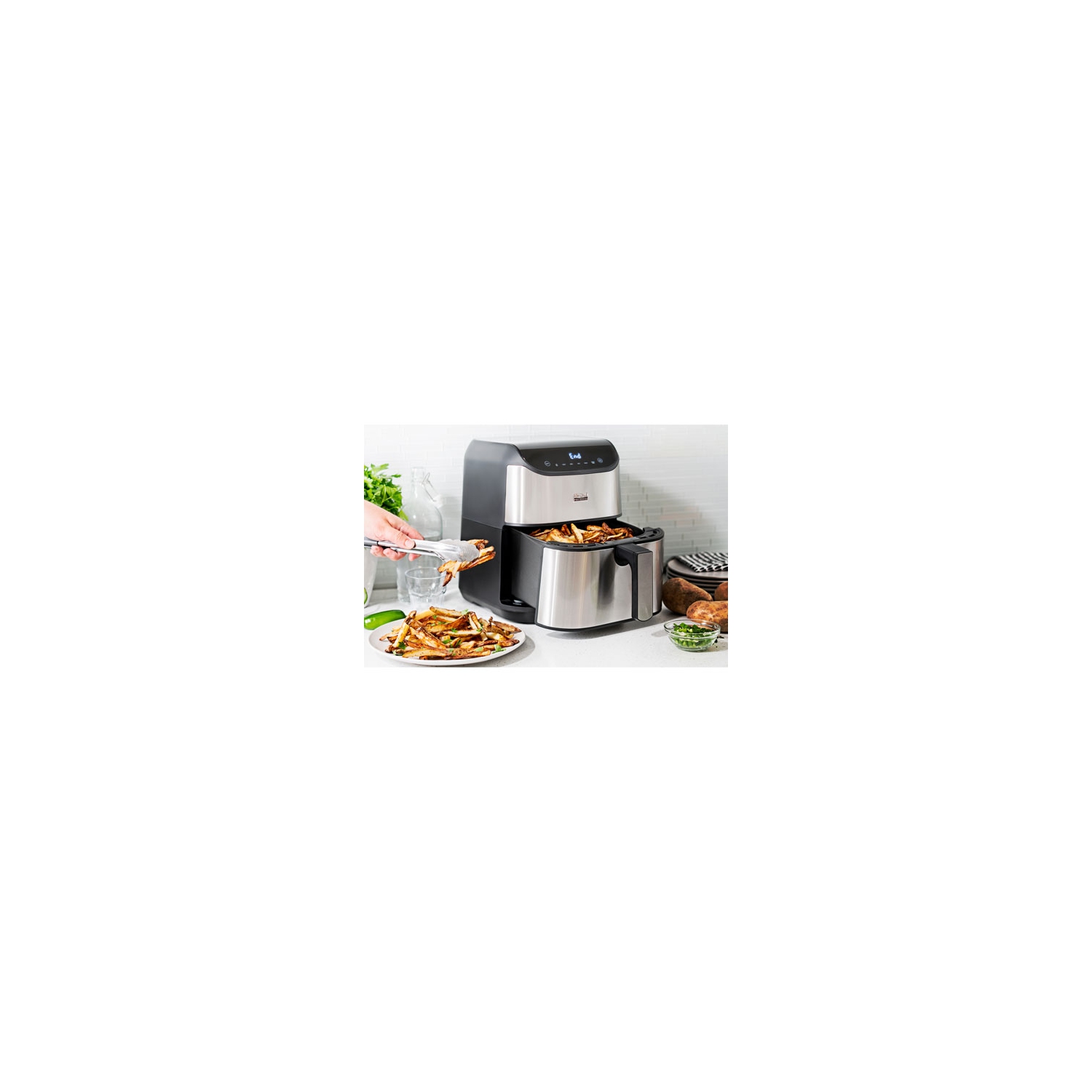 Refurbished - Bella Pro Touchscreen Air Fryer - 5.7L (6QT) - Stainless Steel