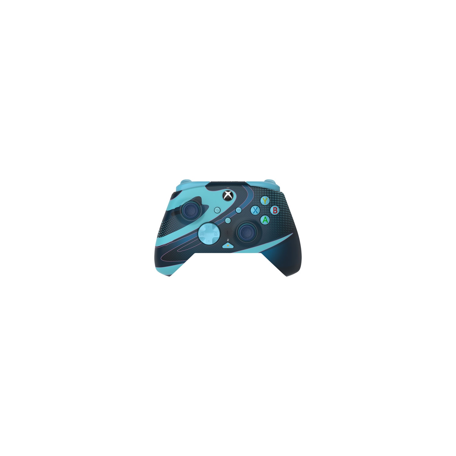 Open Box - PDP REMATCH Glow Advanced Wired Controller for Xbox Series X|S / Xbox One / PC - Blue