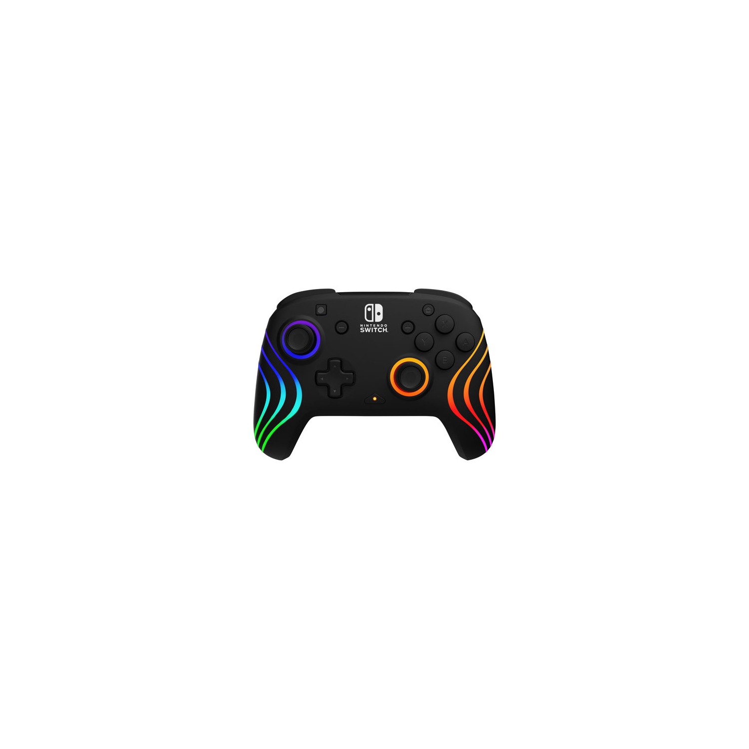Open Box - PDP Afterglow Wave RGB Wireless Controller for Switch - Black