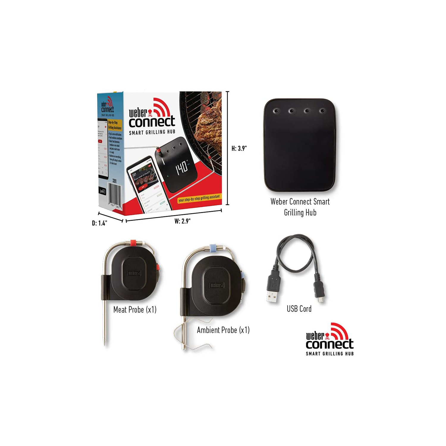 Weber 3204 Connect Smart Grilling Hub