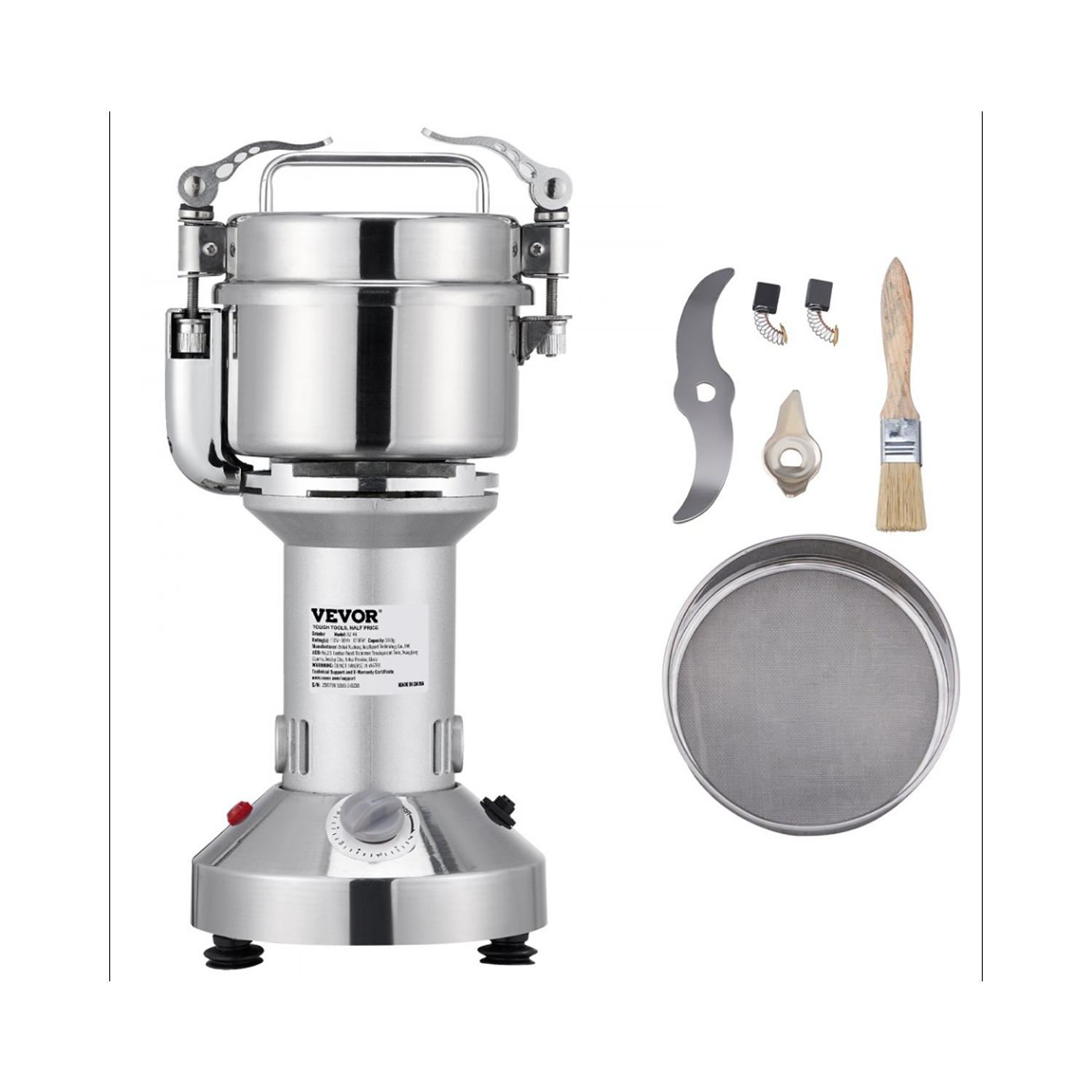 VEVOR 150g Electric Grain Mill Grinder , Straight Type