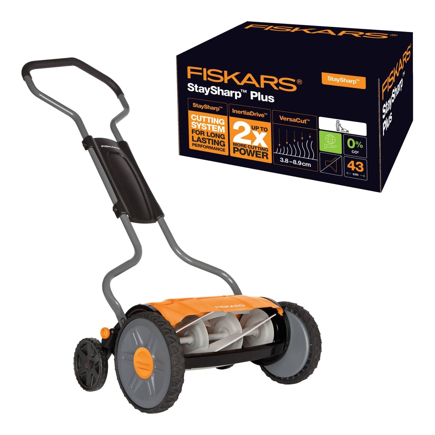 Fiskars Staysharp Plus Reel Mower