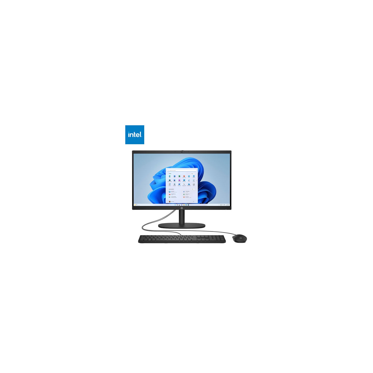 Refurbished - HP 22" All-in-One PC (Intel N200/128GB HDD/8GB RAM/Windows 11)