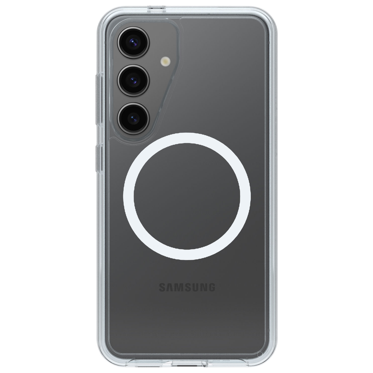 OtterBox Symmetry Fitted Hard Shell Case with Magnet for Galaxy S25+ - Clear