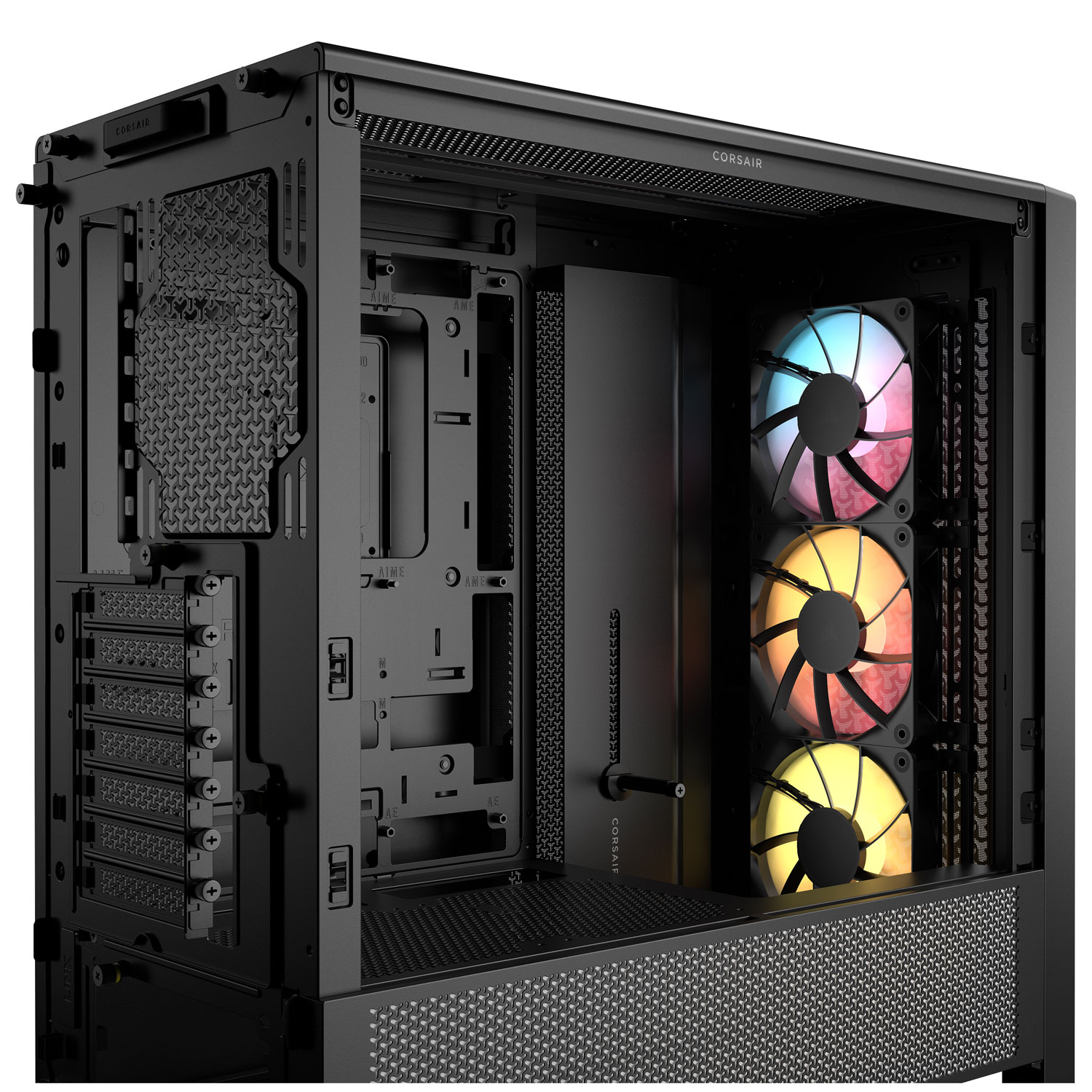 Corsair Frame 4000D ARGB Mid-Tower ATX Computer Case - Black