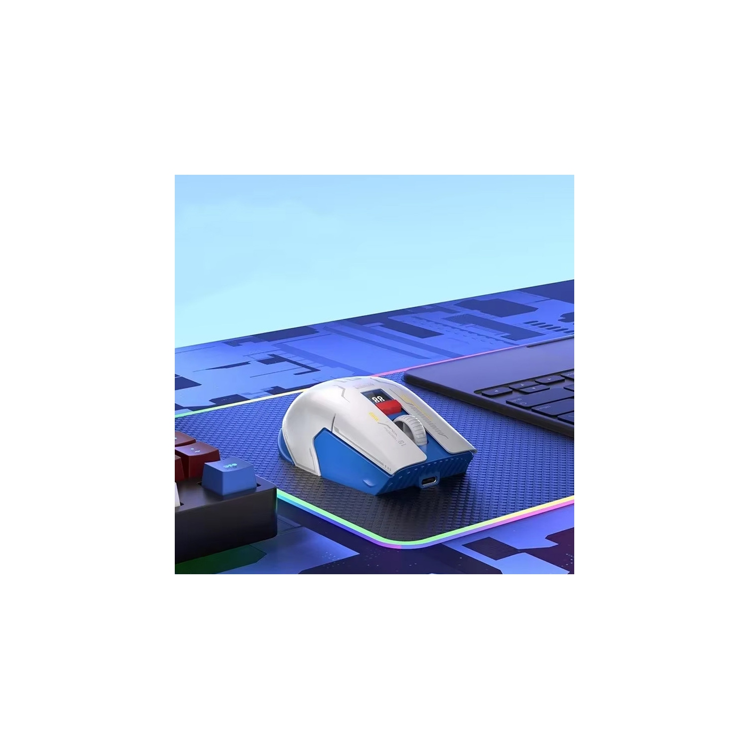 2.4G Bluetooth Wireless Mouse Backlit Silent Mause Rechargeable Business Office Wireless Mouse for Laptop Tablet PC Phone IOS