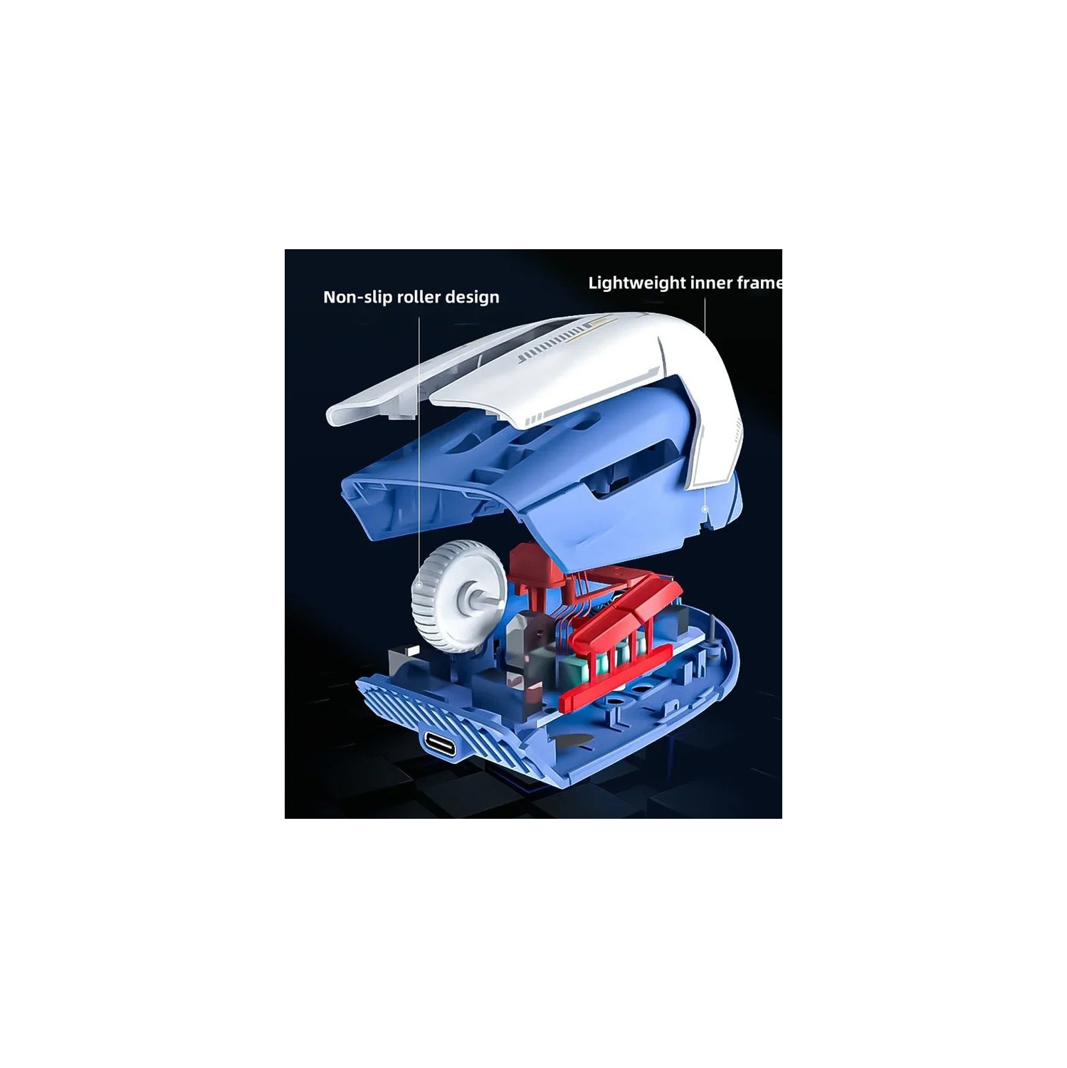 2.4G Bluetooth Wireless Mouse Backlit Silent Mause Rechargeable Business Office Wireless Mouse for Laptop Tablet PC Phone IOS