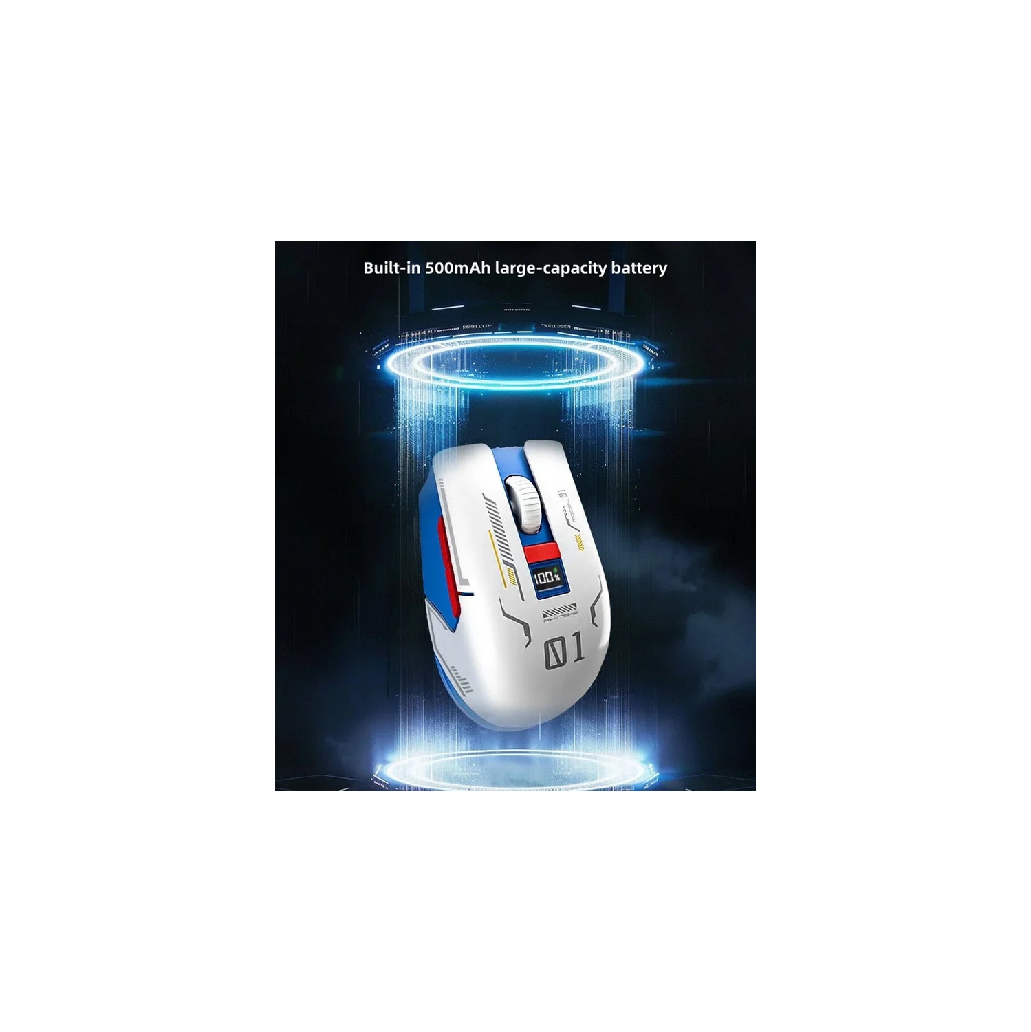 2.4G Bluetooth Wireless Mouse Backlit Silent Mause Rechargeable Business Office Wireless Mouse for Laptop Tablet PC Phone IOS