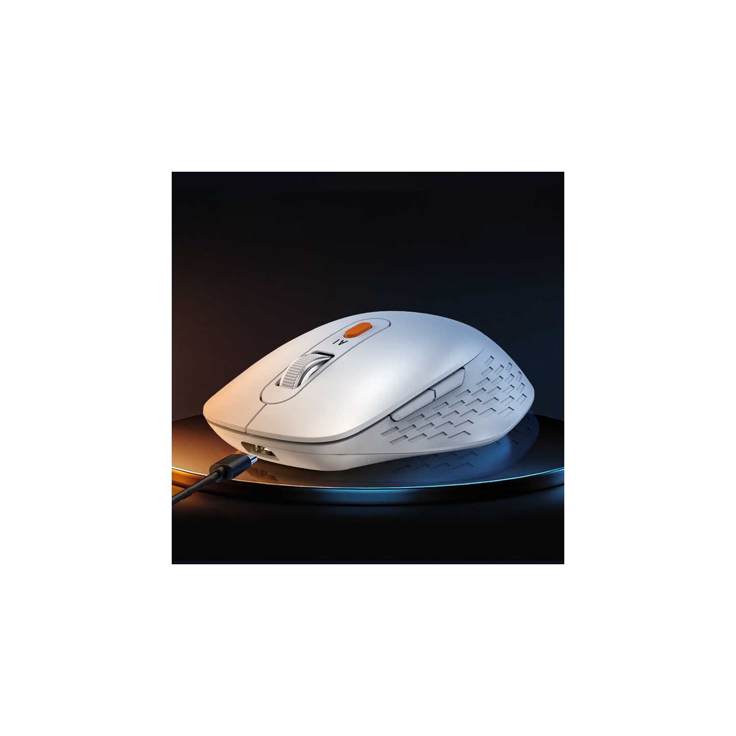 Bluetooth Intelligent Wireless Mouse Multilingual Ai Writing Ai Creation Ai Drawing Rechargeable Long-Lasting Battery Life(White)