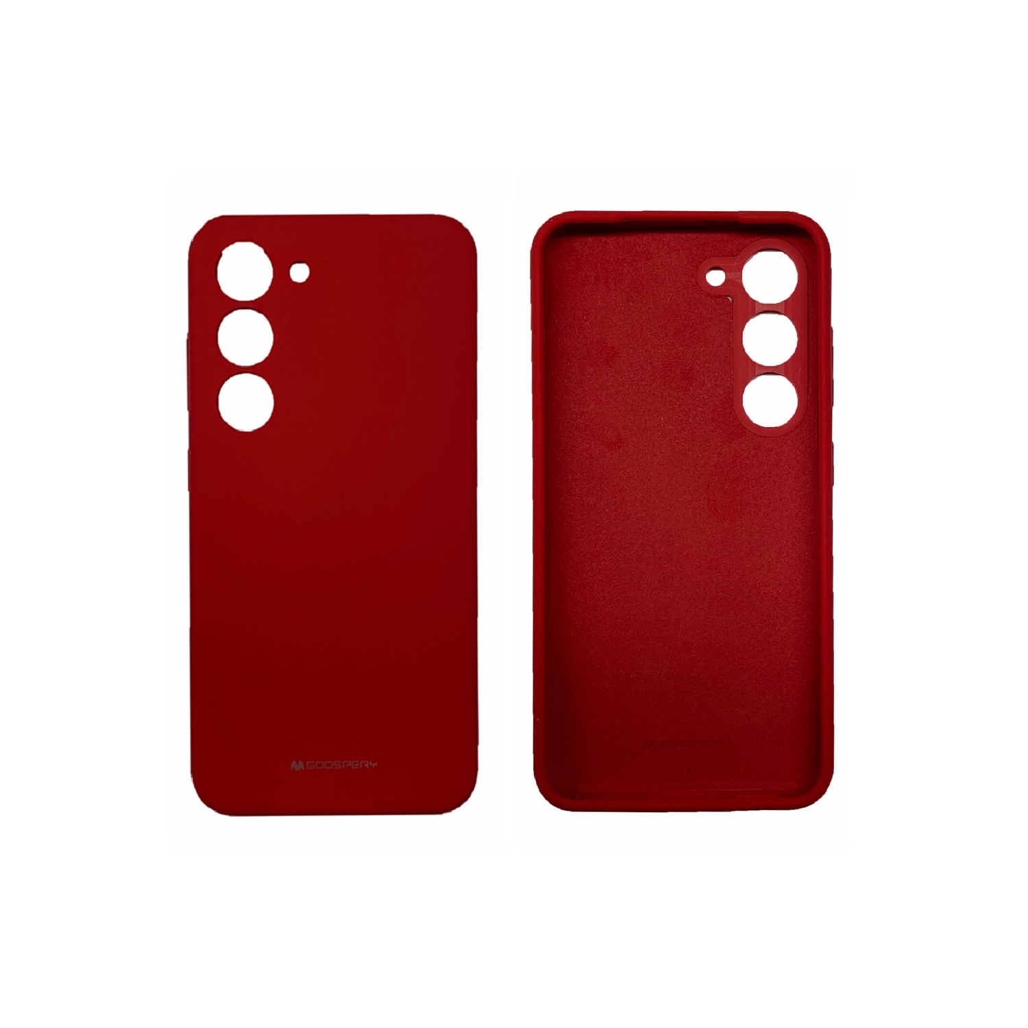 TopSave – Étui antichoc en caoutchouc silicone liquide Goospery avec microfibre douce pour Samsung Galaxy A16 5G 6,7&nbsp;po, rouge
