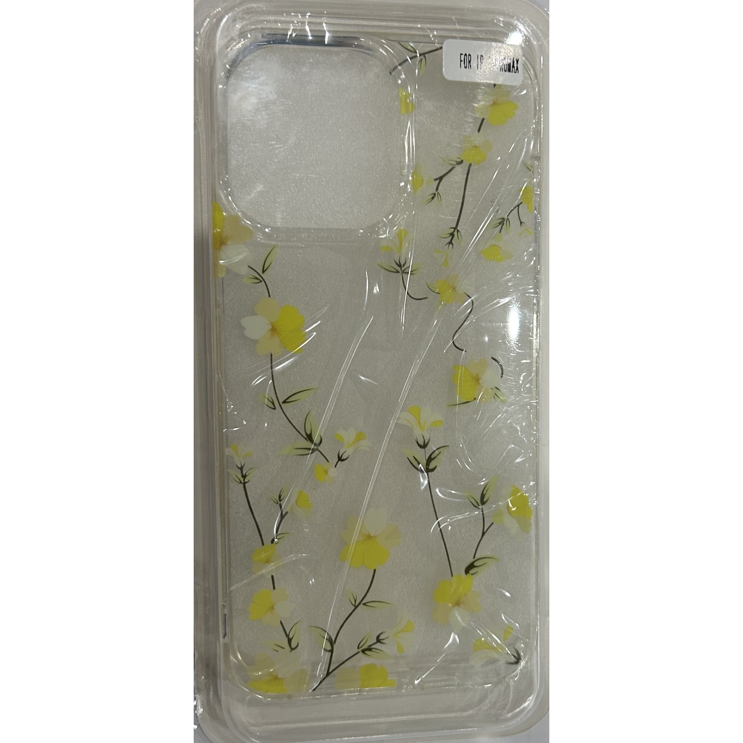 iPhone 14 Pro Max, Clear Floral Flower Pattern Print Design Flexible TPU Shockproof Cover for Women Girls, Flower Protective Phone Case for iPhone 14