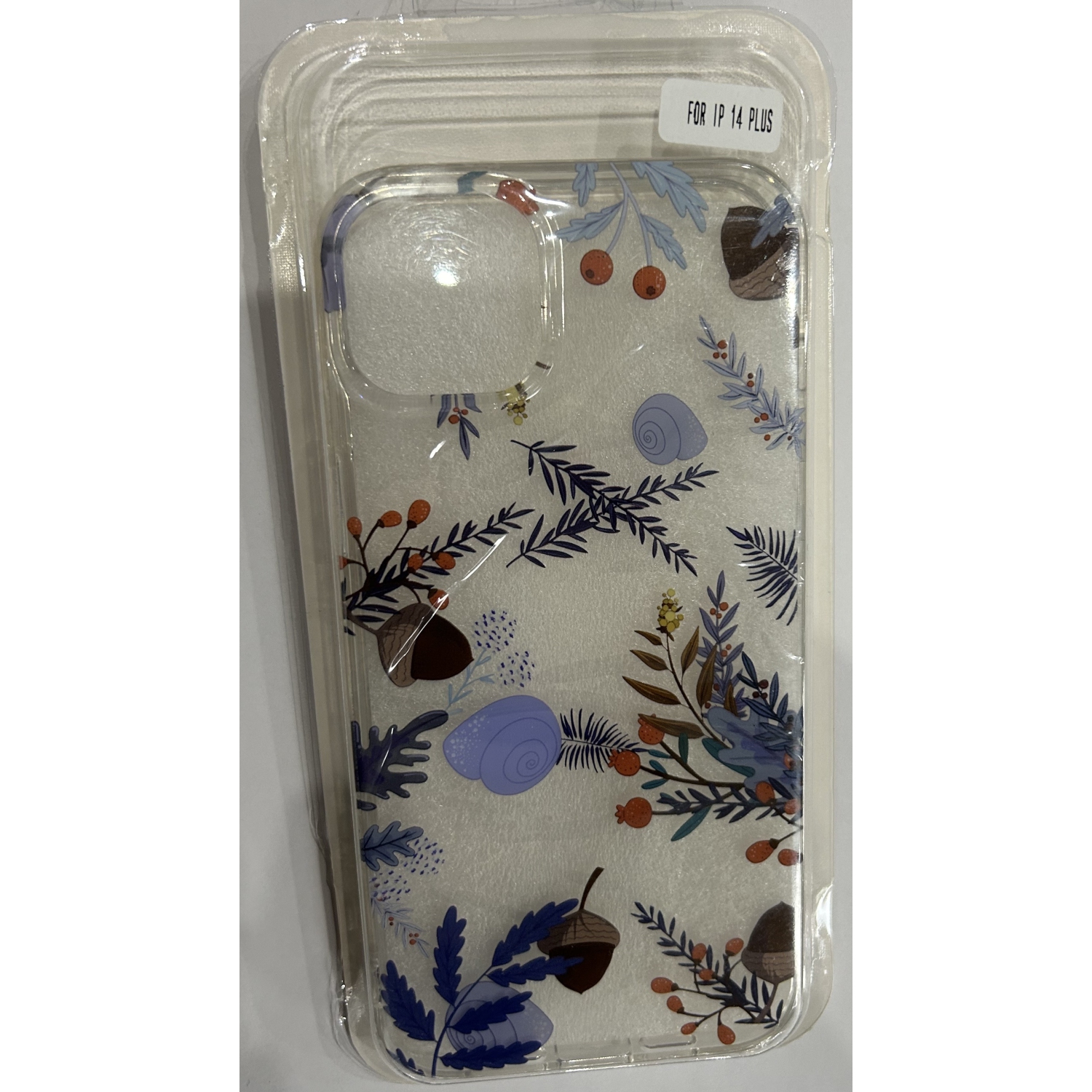 IPhone 14 Plus, motif floral transparent imprimé floral, étui souple en TPUR antichoc pour femmes, étui protecteur fleur pour téléphone, pivoine