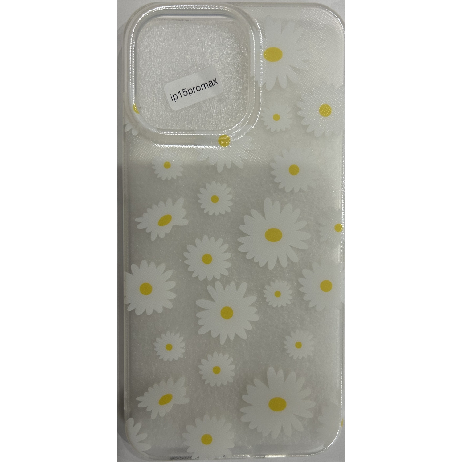 Étui pour iPhone 15 Pro Max, motif de fleur imprimé Cute mince et élégant en plastique rigide encliquetable arrière de designer Étui/couverture pour
