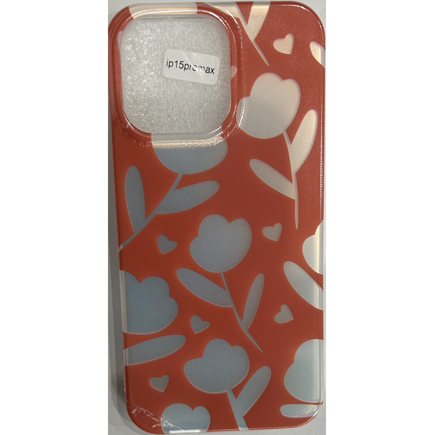 Étui pour iPhone 15 Pro Max, motif de fleur imprimé Cute mince et élégant en plastique rigide encliquetable arrière de designer Étui/couverture pour