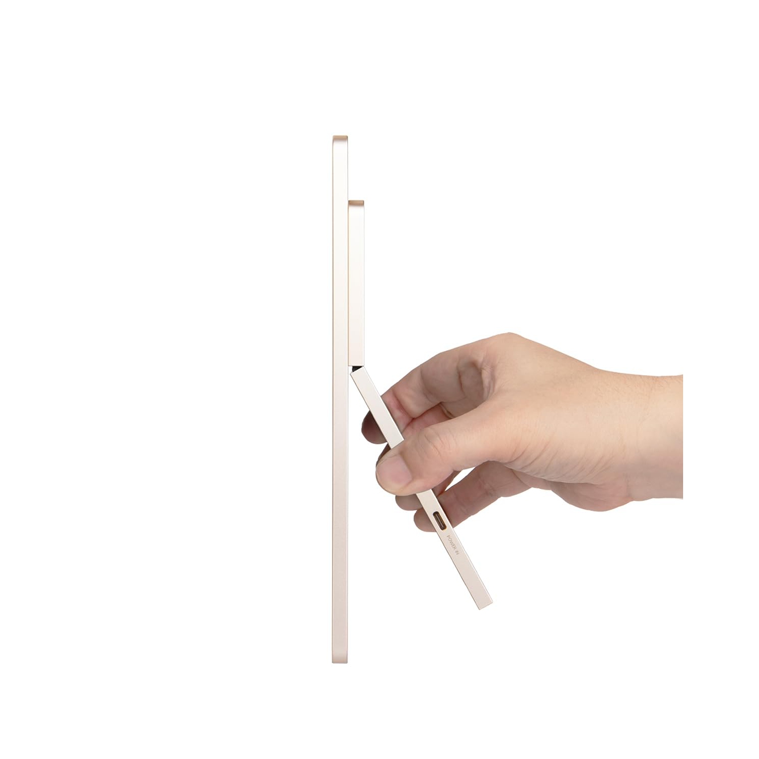 SOTSU FlipAction Go 14" Portable Monitor, Robust but Lightweight, Tempered Glass, 1080p, 400 Nits, 99% sRGB, 5W, Super Versatile, USB-C or Mini-HDMI