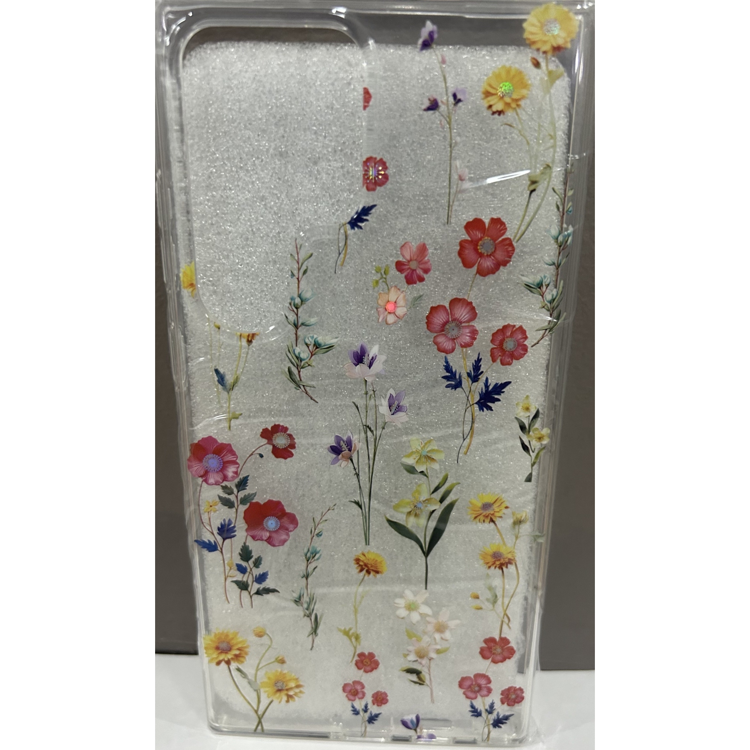 Compatible avec le Galaxy S24 Ultra de Samsung, étui souple en polyuréthane thermoplastique antichoc pour femmes, étui protecteur de fleur pour