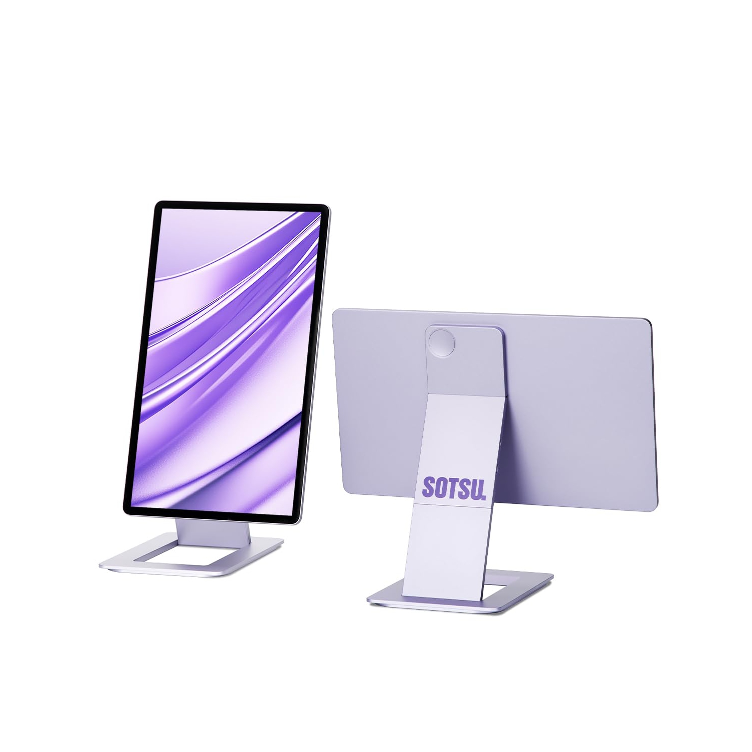 SOTSU FlipAction Touch 14" Premium Portable Monitor SFA14TCLL, FHD IPS Pivoting Dual Laptop Screen, Touchscreen for Cellphone, Gaming, Chrome,