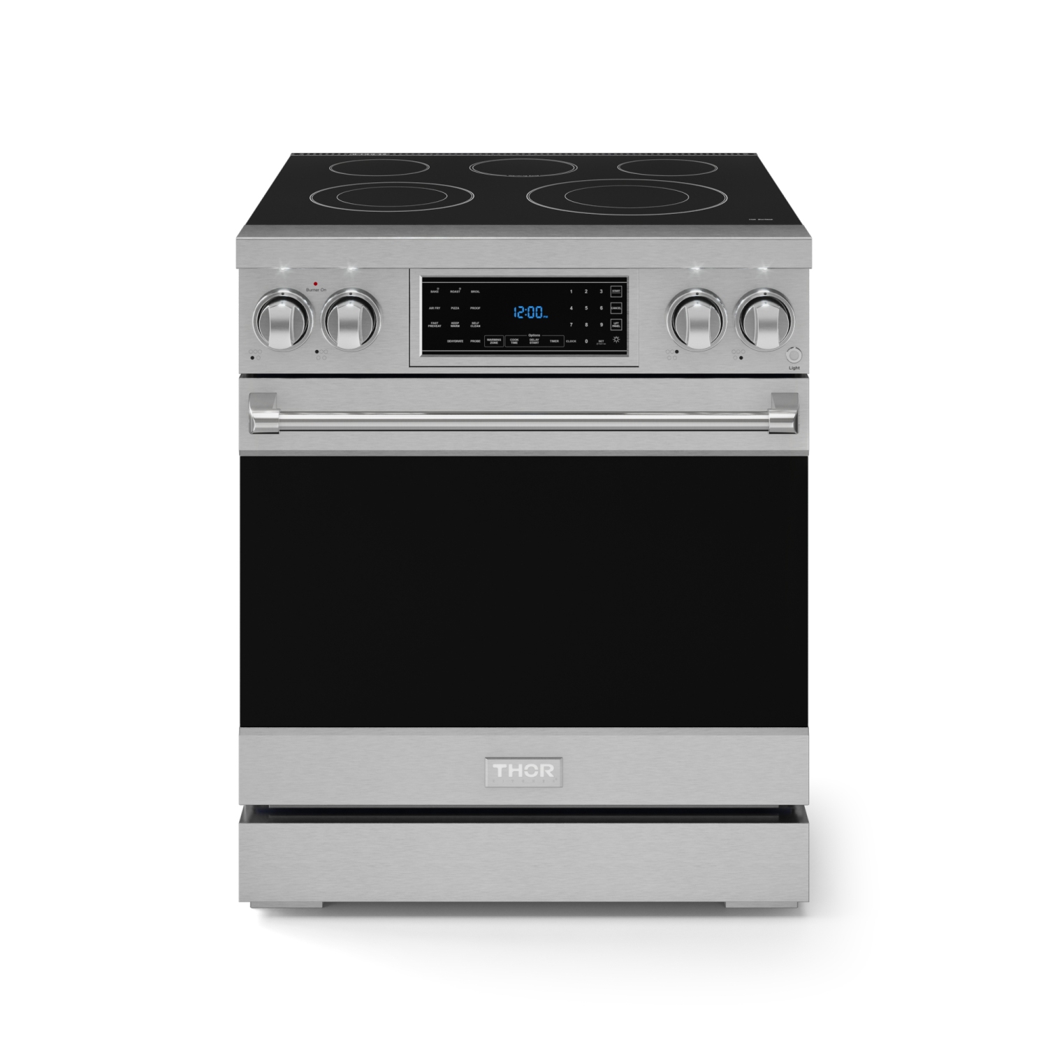 Gordon Ramsay par THOR Cuisine 30 Inch gamme électrique professionnelle avec Tilt Panel Touch Control en acier inoxydable