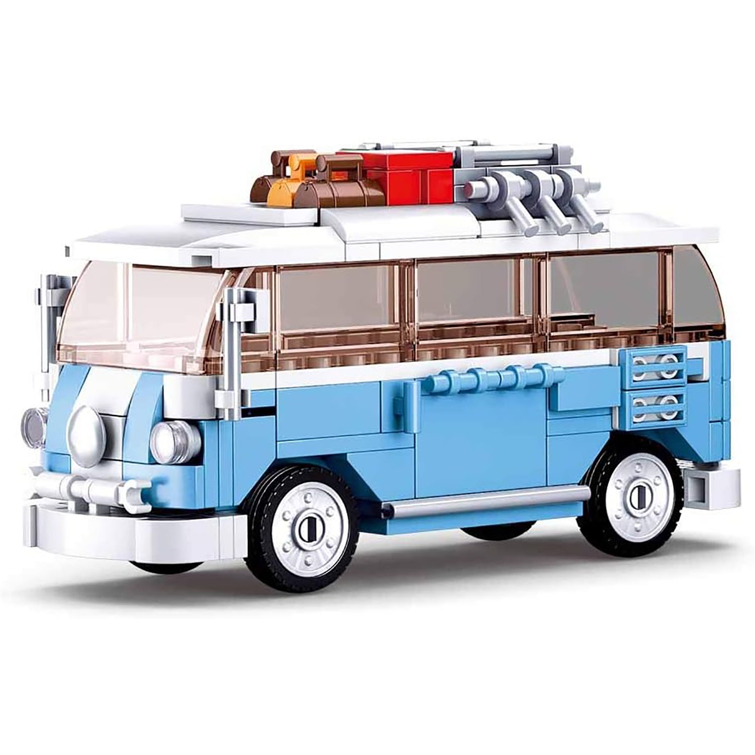 Sluban - Mini Van Building Blocks Set with 2 Figures, 227 Pieces