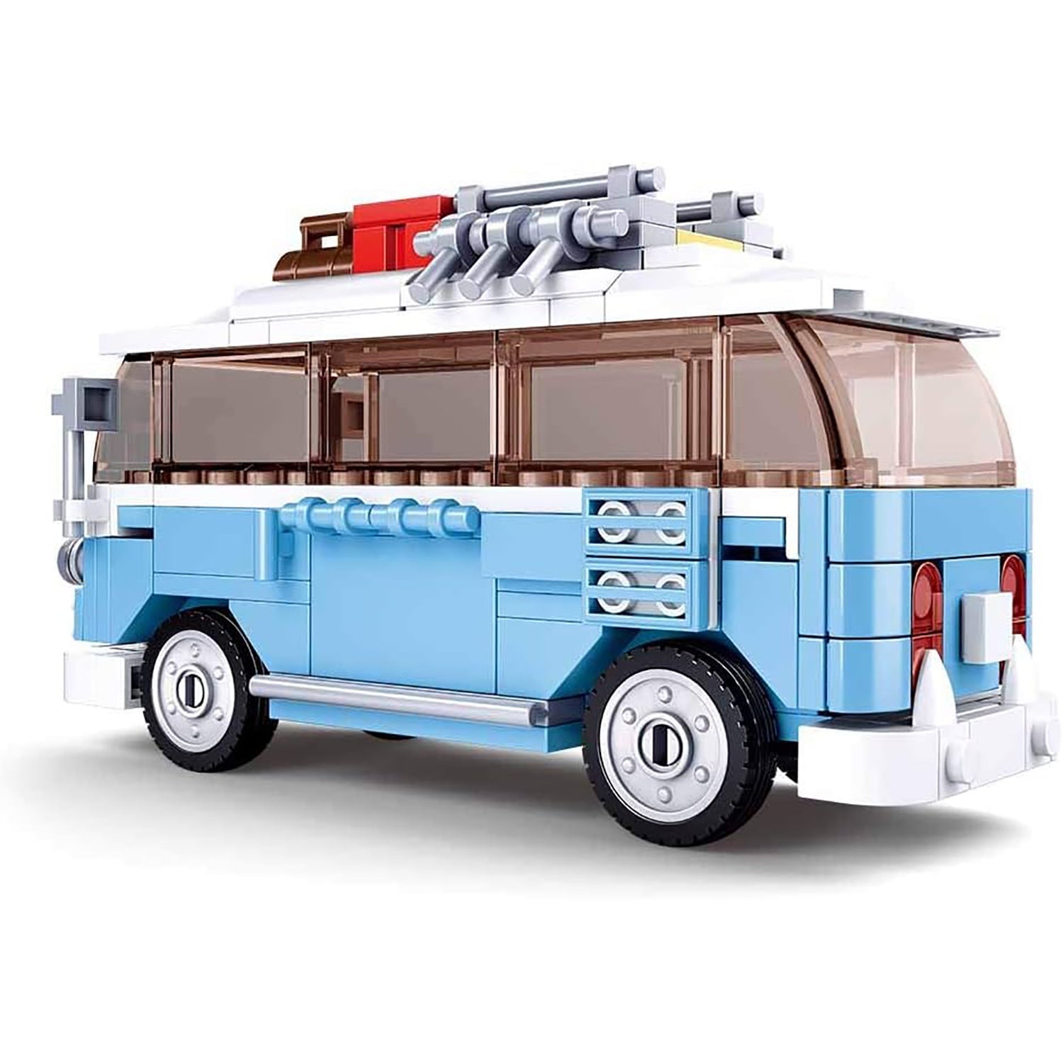 Sluban - Mini Van Building Blocks Set with 2 Figures, 227 Pieces