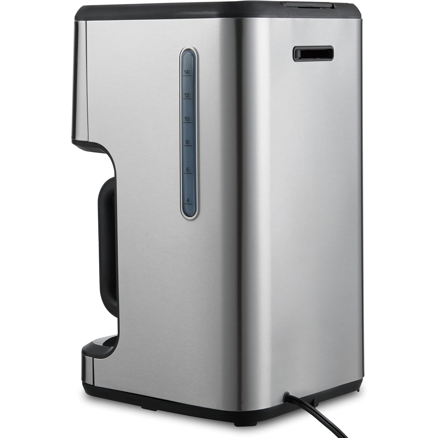 Salton – Cafetière numérique programmable, capacité de 14&nbsp;tasses, pour le café chaud ou froid, acier inoxydable