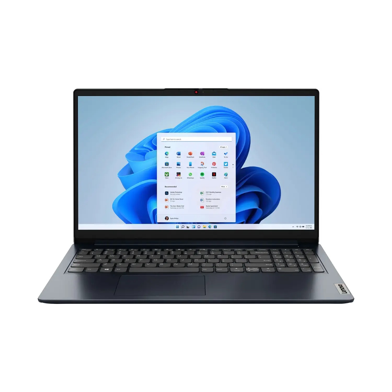 Lenovo - IdeaPad 1 15.6" (FHD) Laptop - AMD Ryzen 3 7320U - AMD Radeon graphics - 4GB LPDDR5 RAM- 128GB SSD - Abyss Blue - HDMI - Windows 11 Home - WIFI 6 - Dolby Audio - Copilot