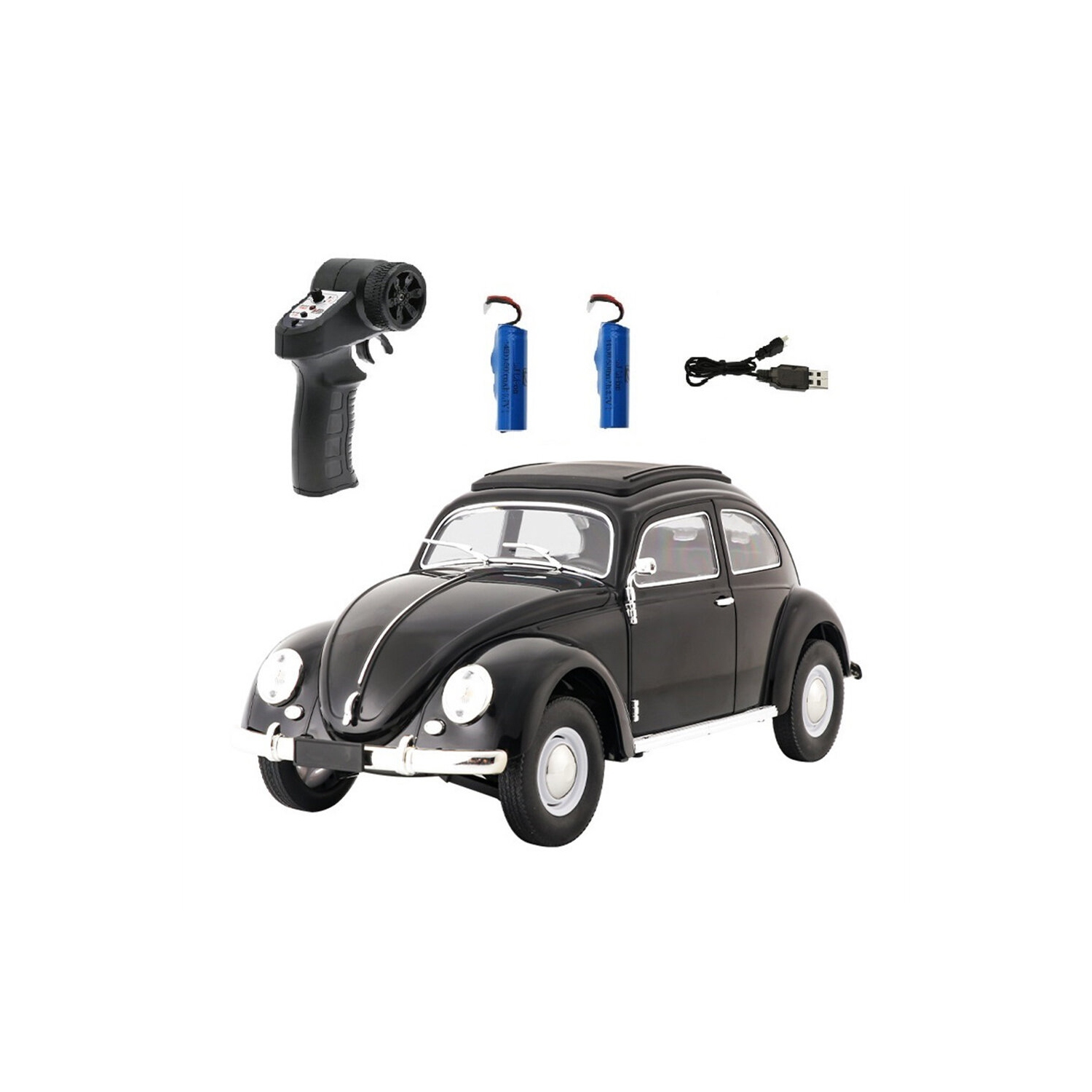 CXD D62 MINI Beetles 1/16 2.4G RWD Drift RC Car W/ Light Vehicle Models Toys Full Proportional Control