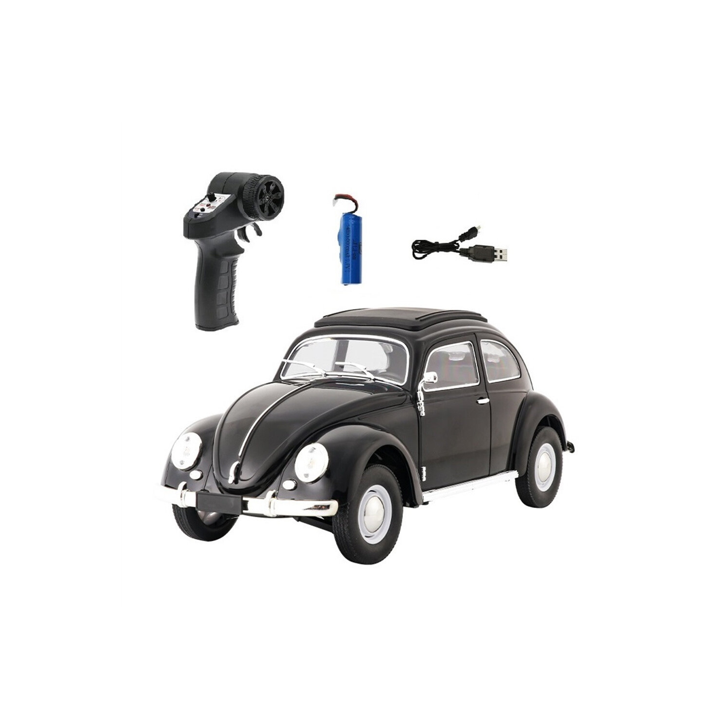 CXD D62 MINI Beetles 1/16 2.4G RWD Drift RC Car W/ Light Vehicle Models Toys Full Proportional Control