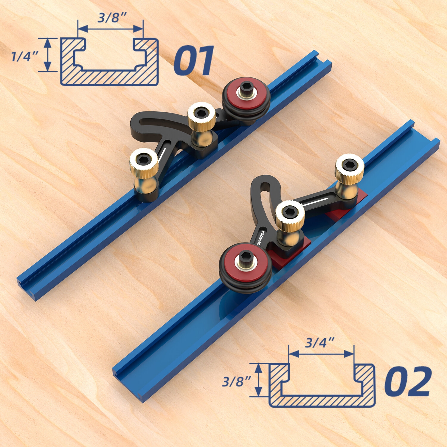 ENJOYWOOD – Alimentation à rouleaux à roulement unidirectionnel, coupe transparente, guide de stock de précision, planches à plumes, alimentation de