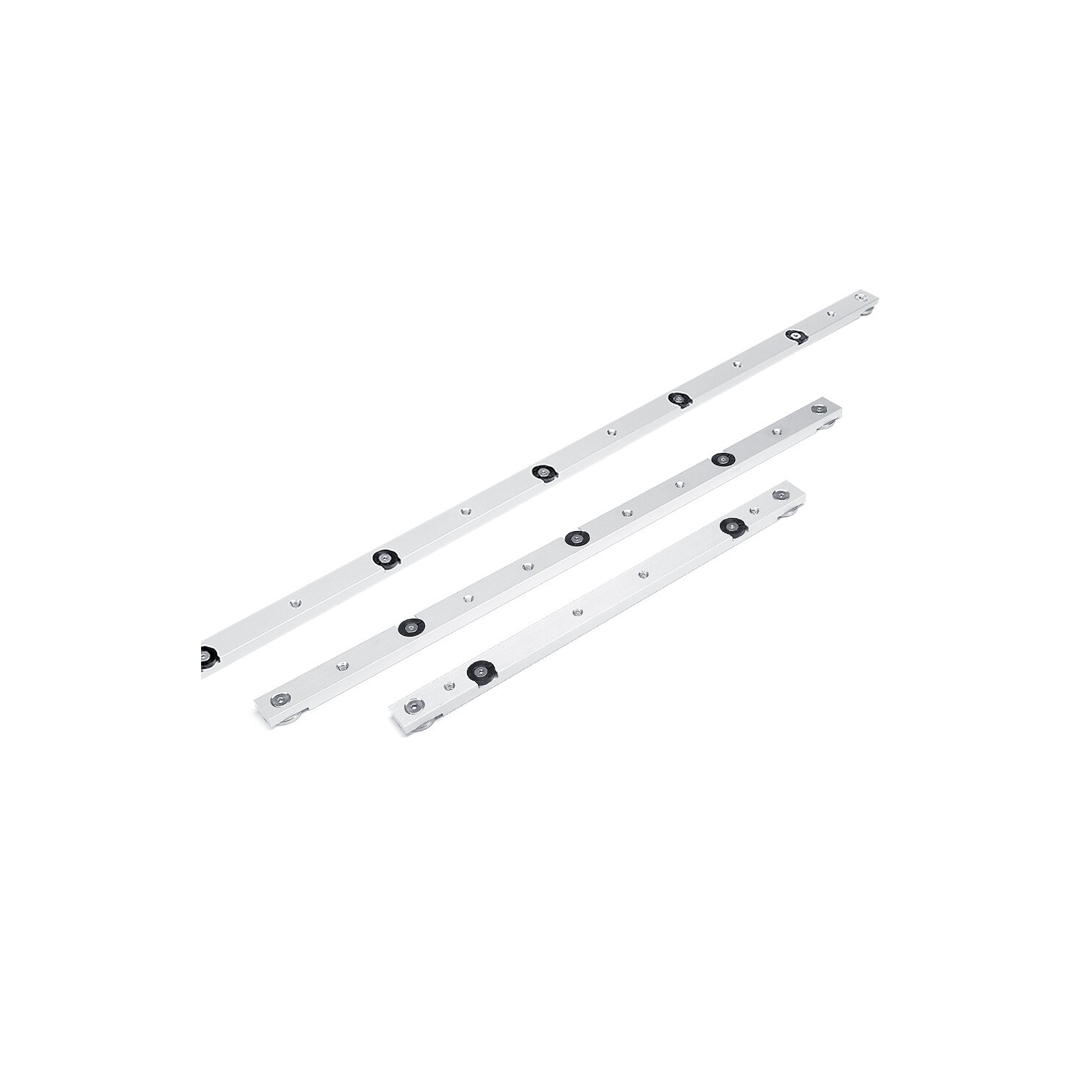 Outil de travail du bois à manivelle à barre à onglets en alliage d'aluminium pour scie à table