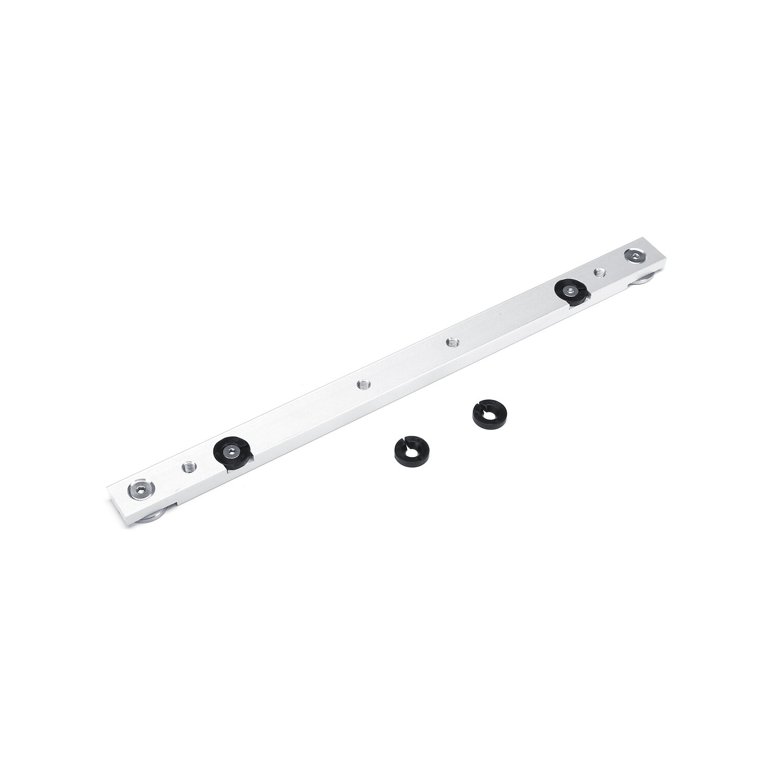 Outil de travail du bois à manivelle à barre à onglets en alliage d'aluminium pour scie à table