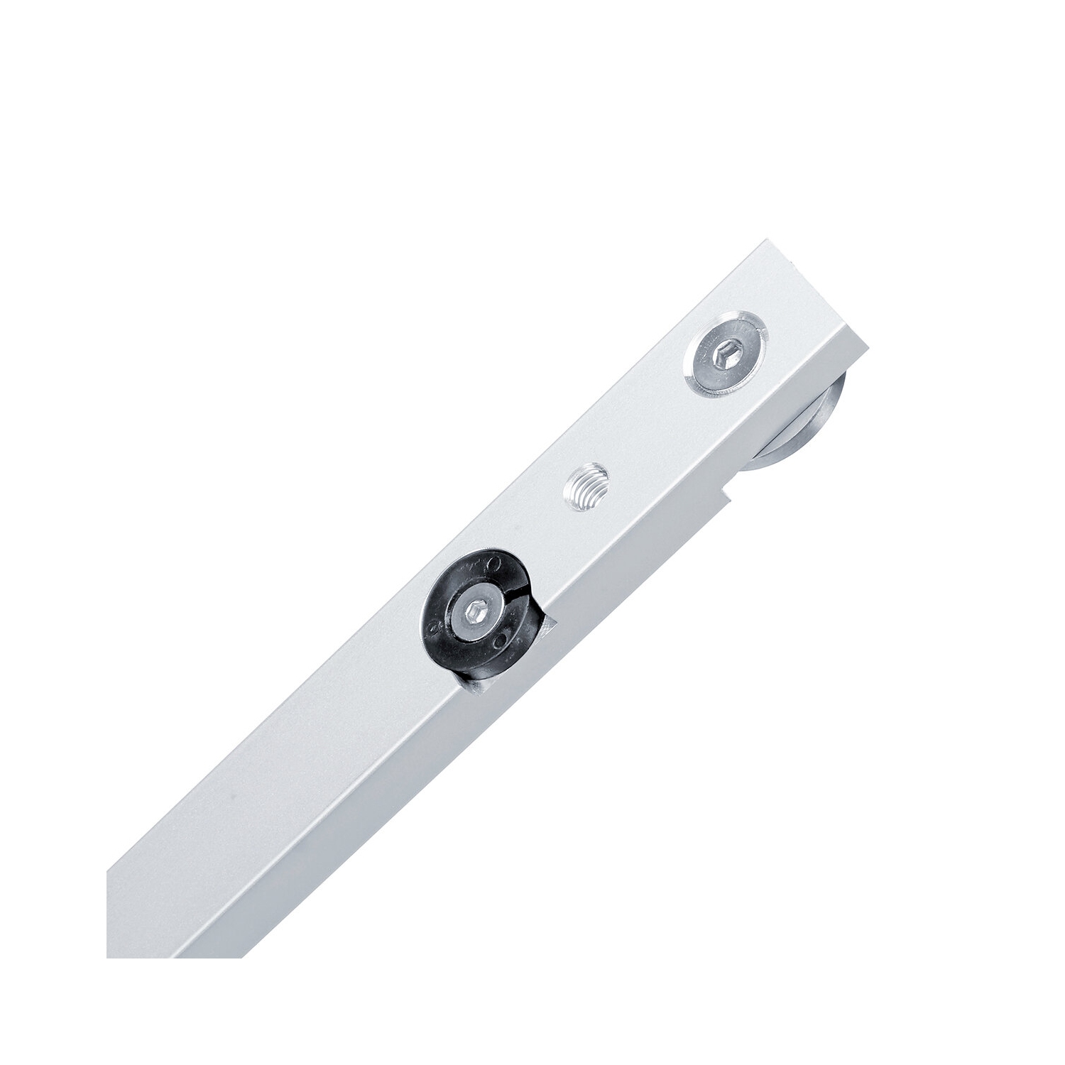 Outil de travail du bois à manivelle à barre à onglets en alliage d'aluminium pour scie à table