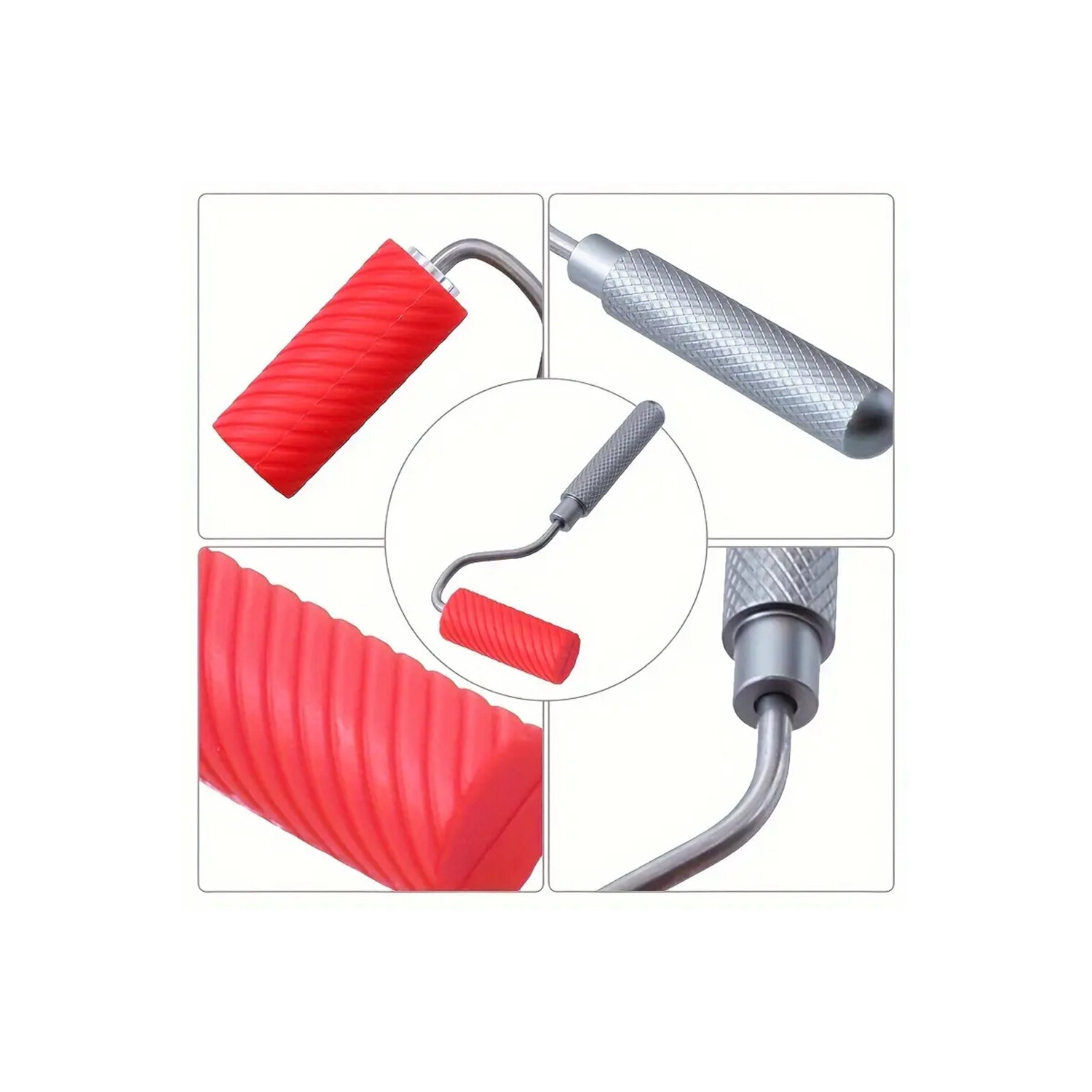 RUITOOL Silicone Glue Roller and Tray Carpenter Woodworking Glue Applicator Kit