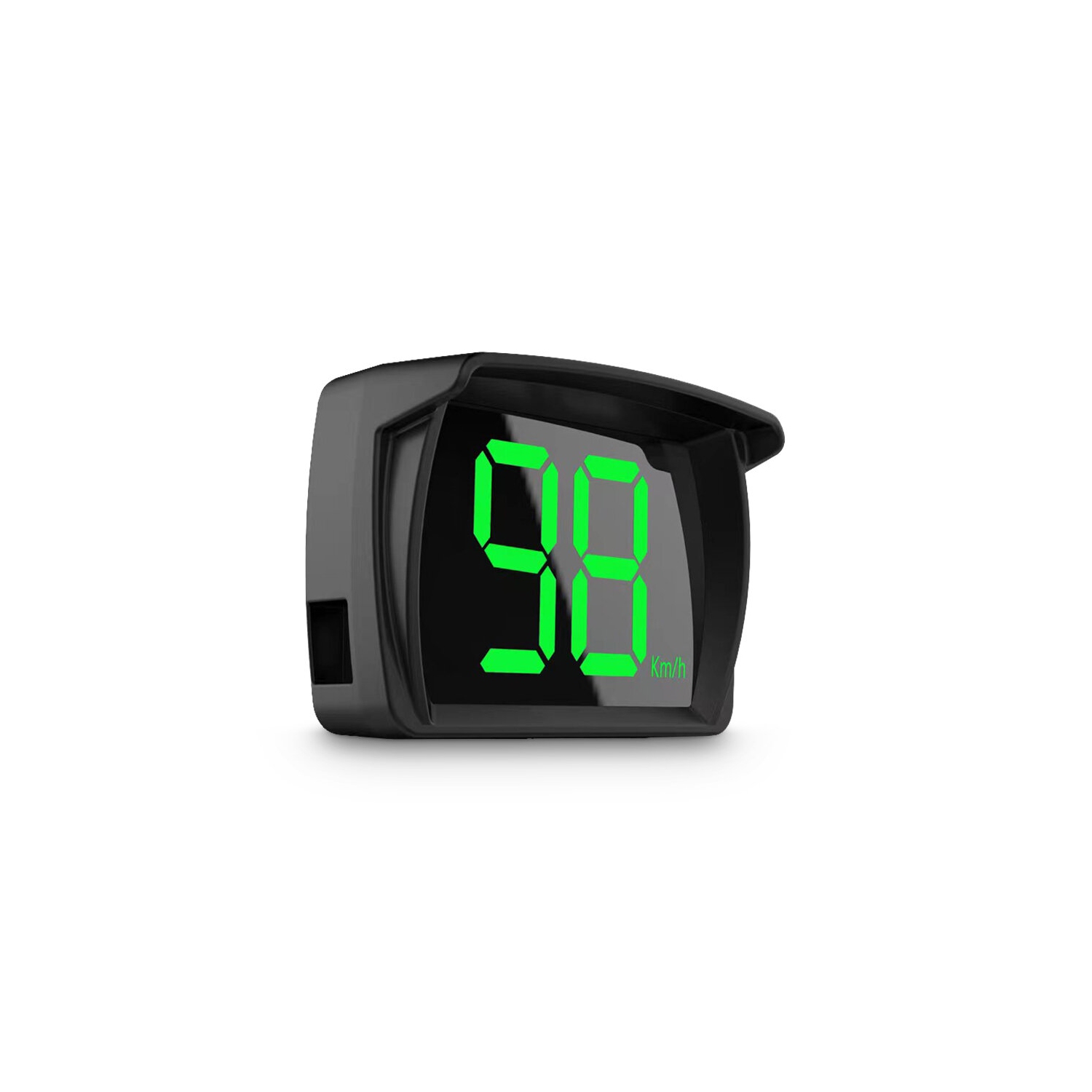 Voiture GPS HUD Compteur de vitesse numérique KMH MPH Grandes polices Lumière verte Affichage tête haute voiture HUD pour toutes les voitures