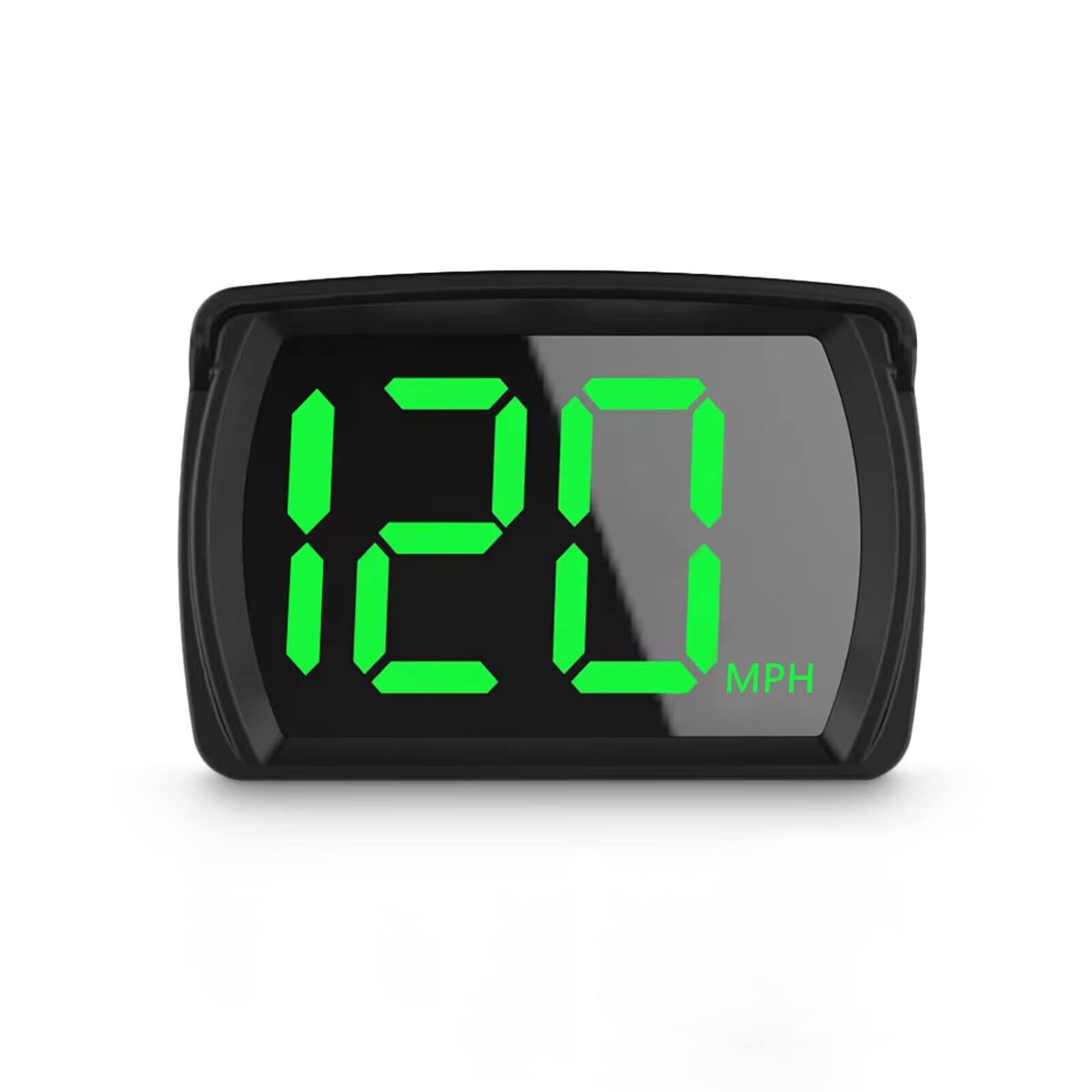 Voiture GPS HUD Compteur de vitesse numérique KMH MPH Grandes polices Lumière verte Affichage tête haute voiture HUD pour toutes les voitures