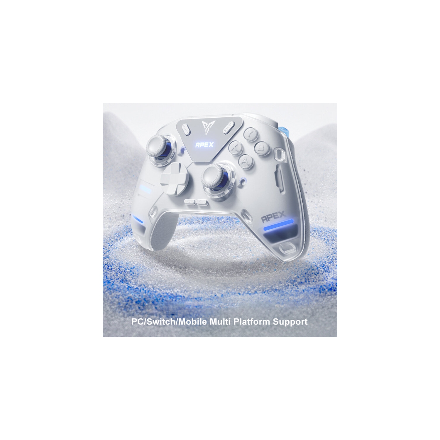 FlyDiGi APEX 4 Manette de jeu sans fil Elite Force Feedback Trigger Support PC/Switch/Mobile/TV Box Gamepad 2024 New White Standard Edition