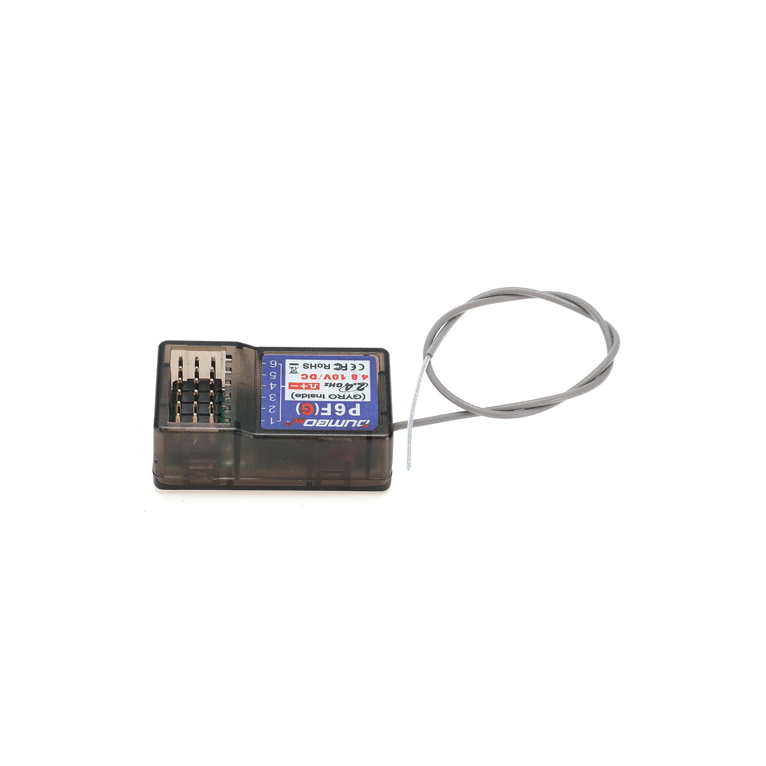 DUMBORC P6F(G) 2.4GHz 6CH RC Receiver Support Gyro for X4 X5 X6 X6PM Radio Transmitter Remote Controller