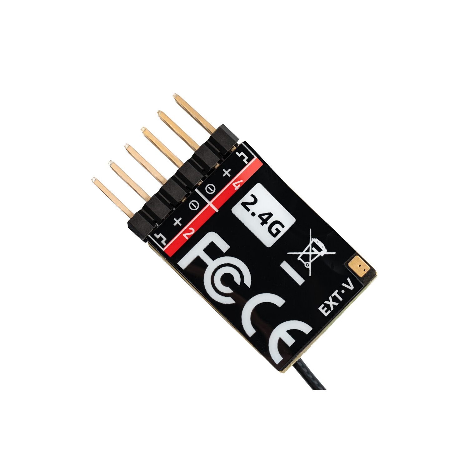 Radiomaster ER4 2,4&nbsp;GHz 4CH ExpressLRS ELRS RX PWM Prise en charge de la télémétrie de la tension pour le réservoir de voiture d'avion F3P RC